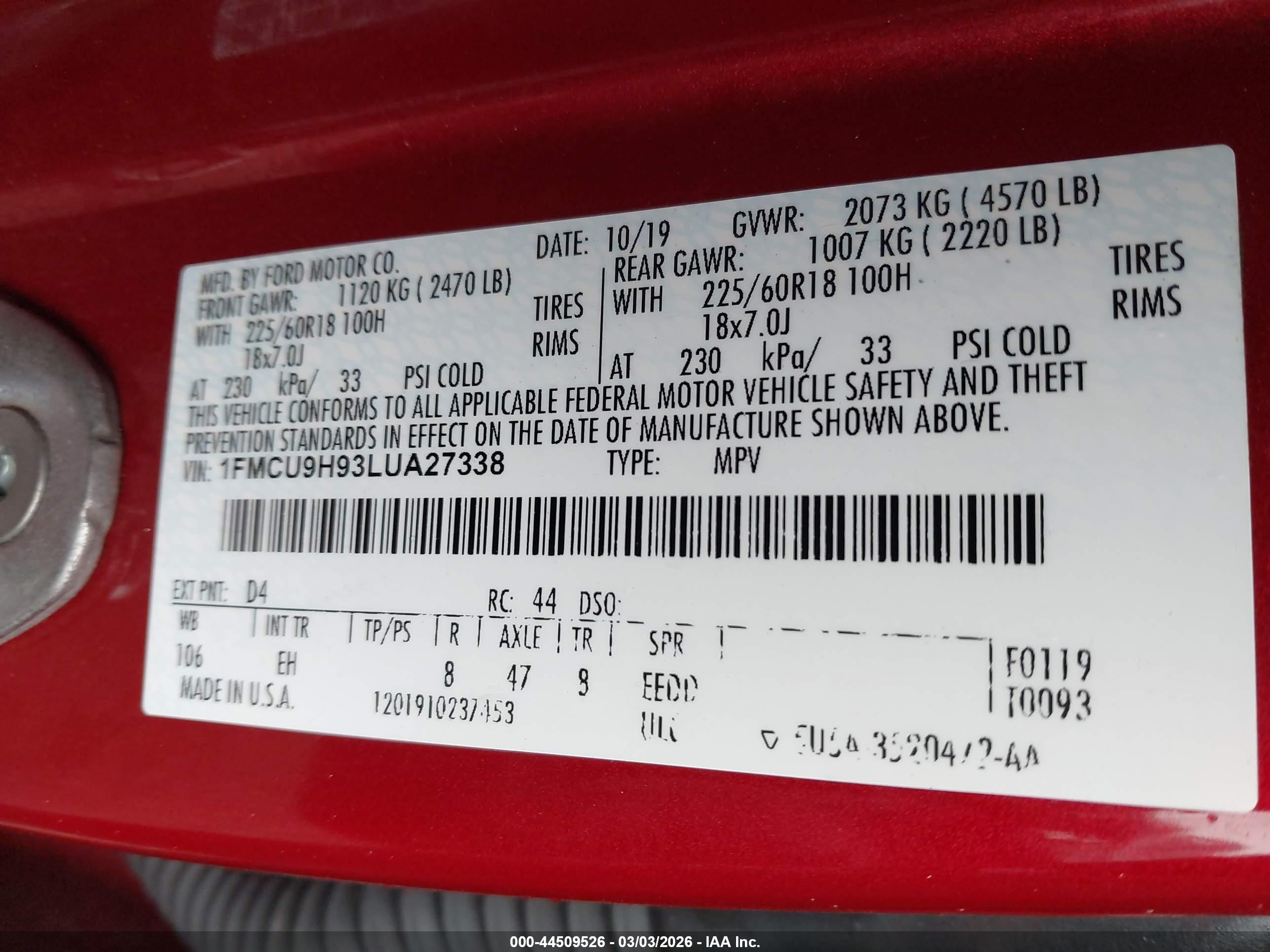 FORD ESCAPE image 9