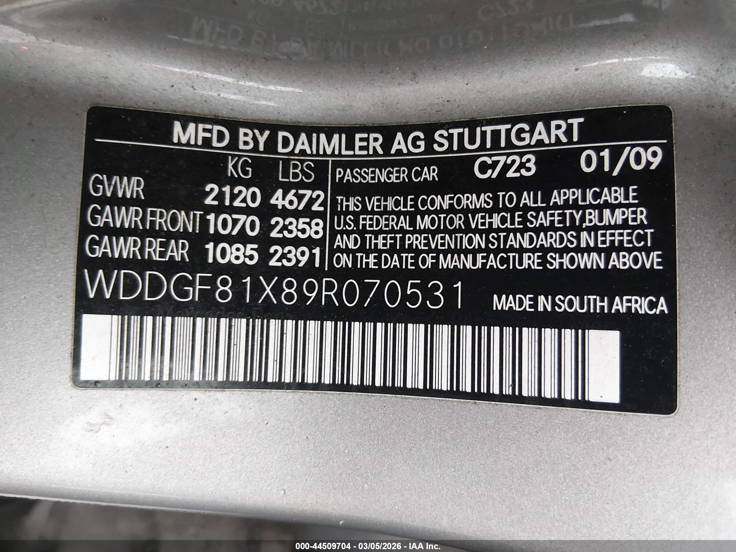 MERCEDES-BENZ C image 9