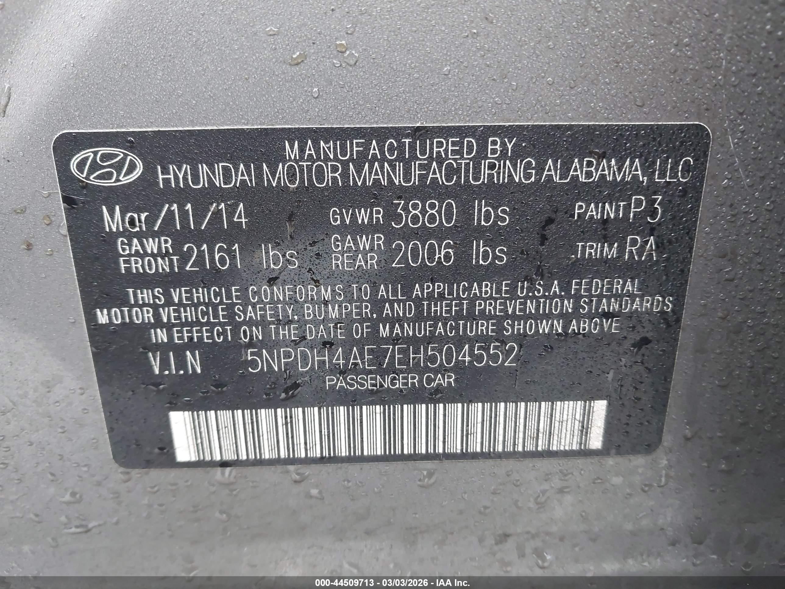 HYUNDAI ELANTRA image 9