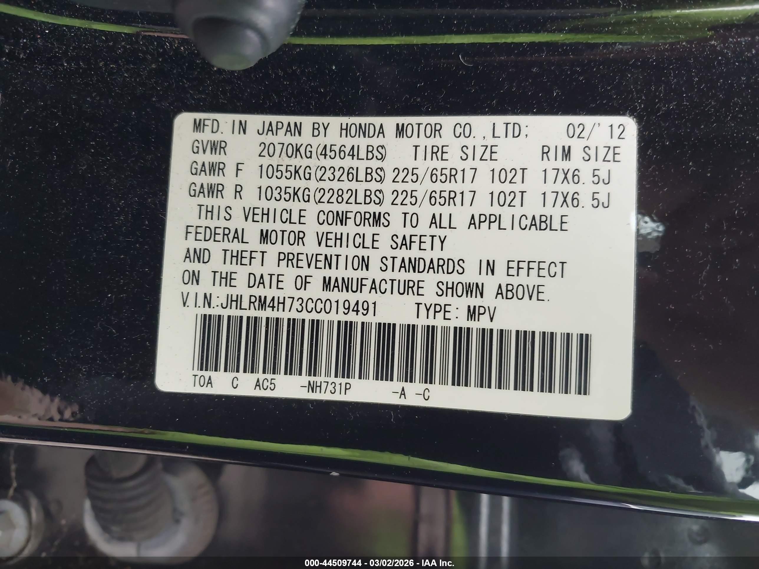 HONDA CR-V image 9