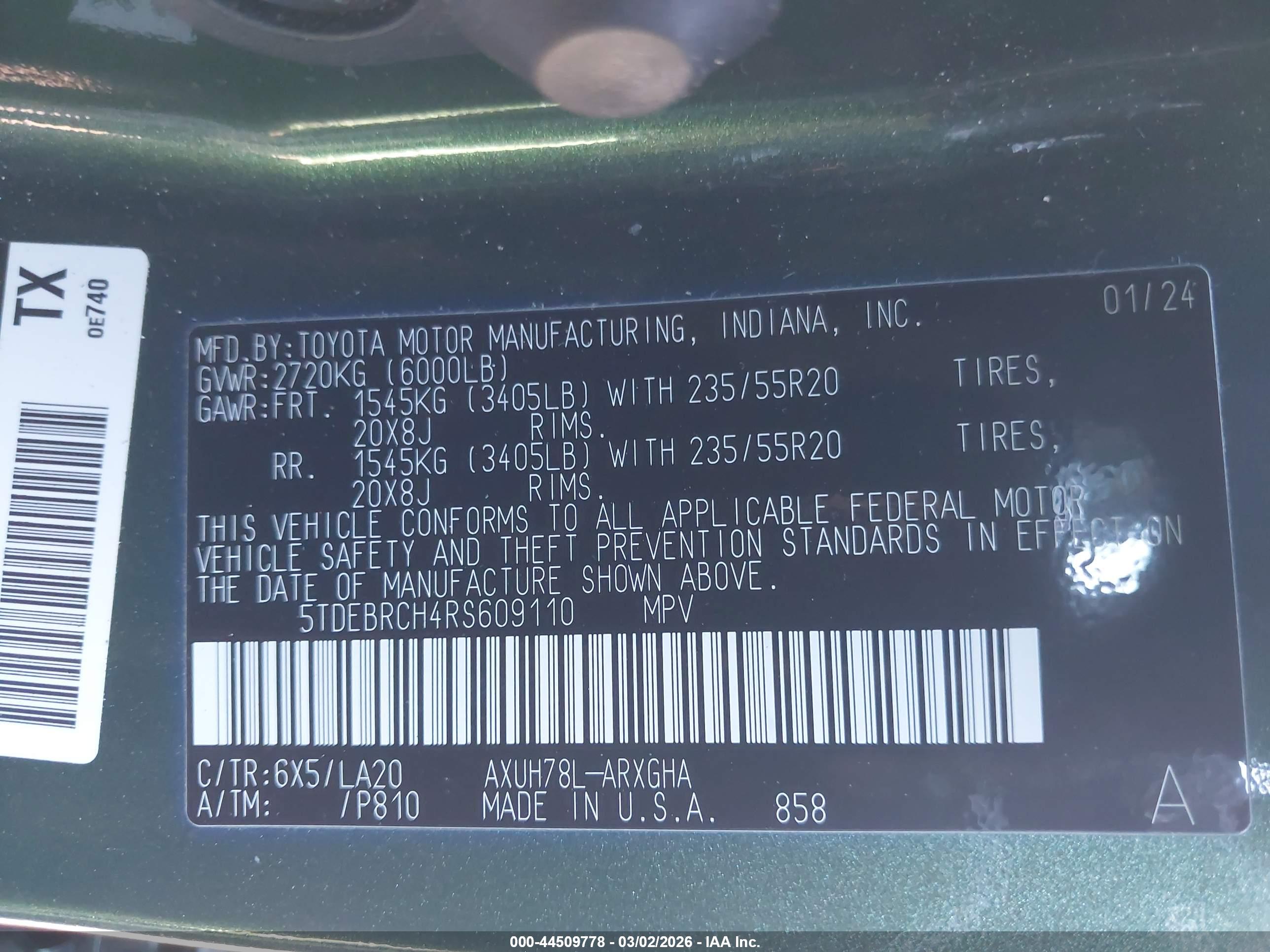 TOYOTA HIGHLANDER image 9