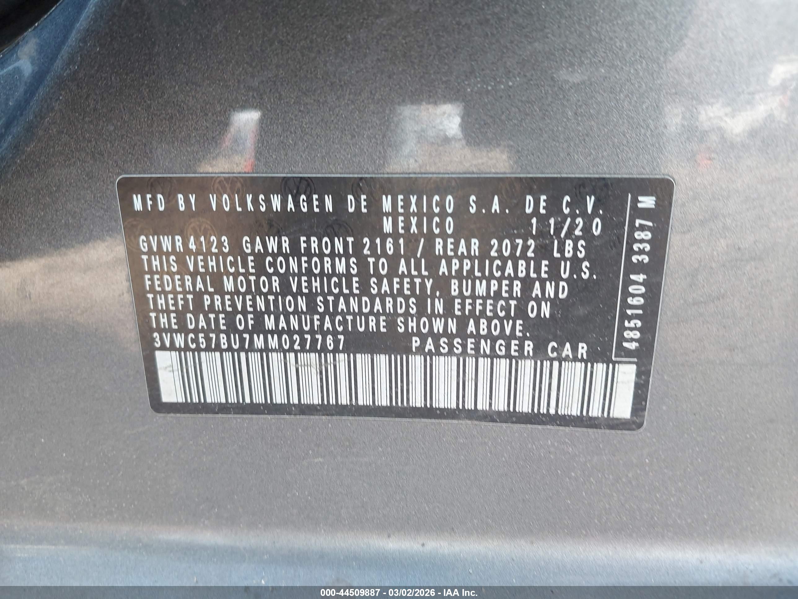 VOLKSWAGEN JETTA image 9