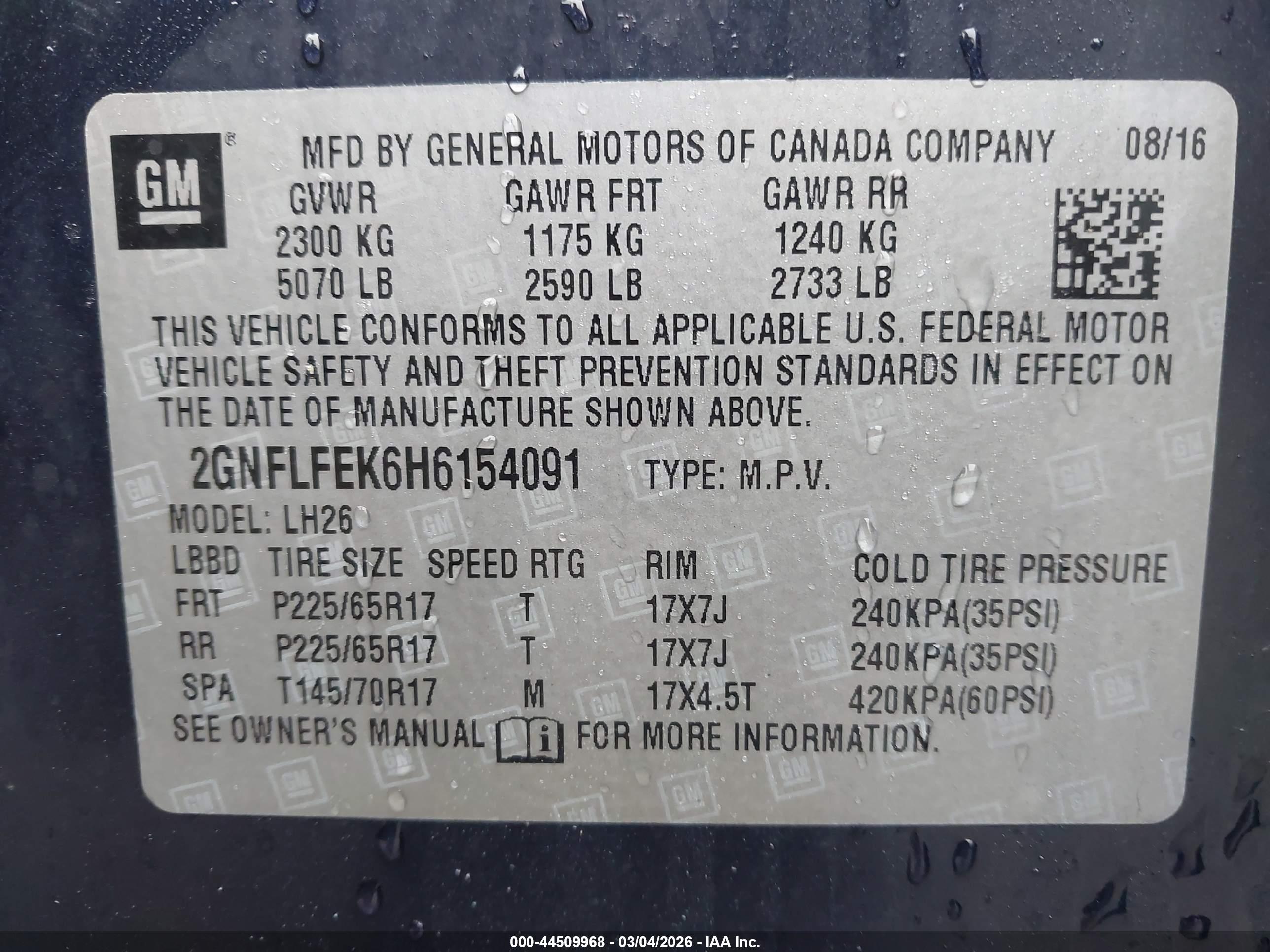 CHEVROLET EQUINOX image 9
