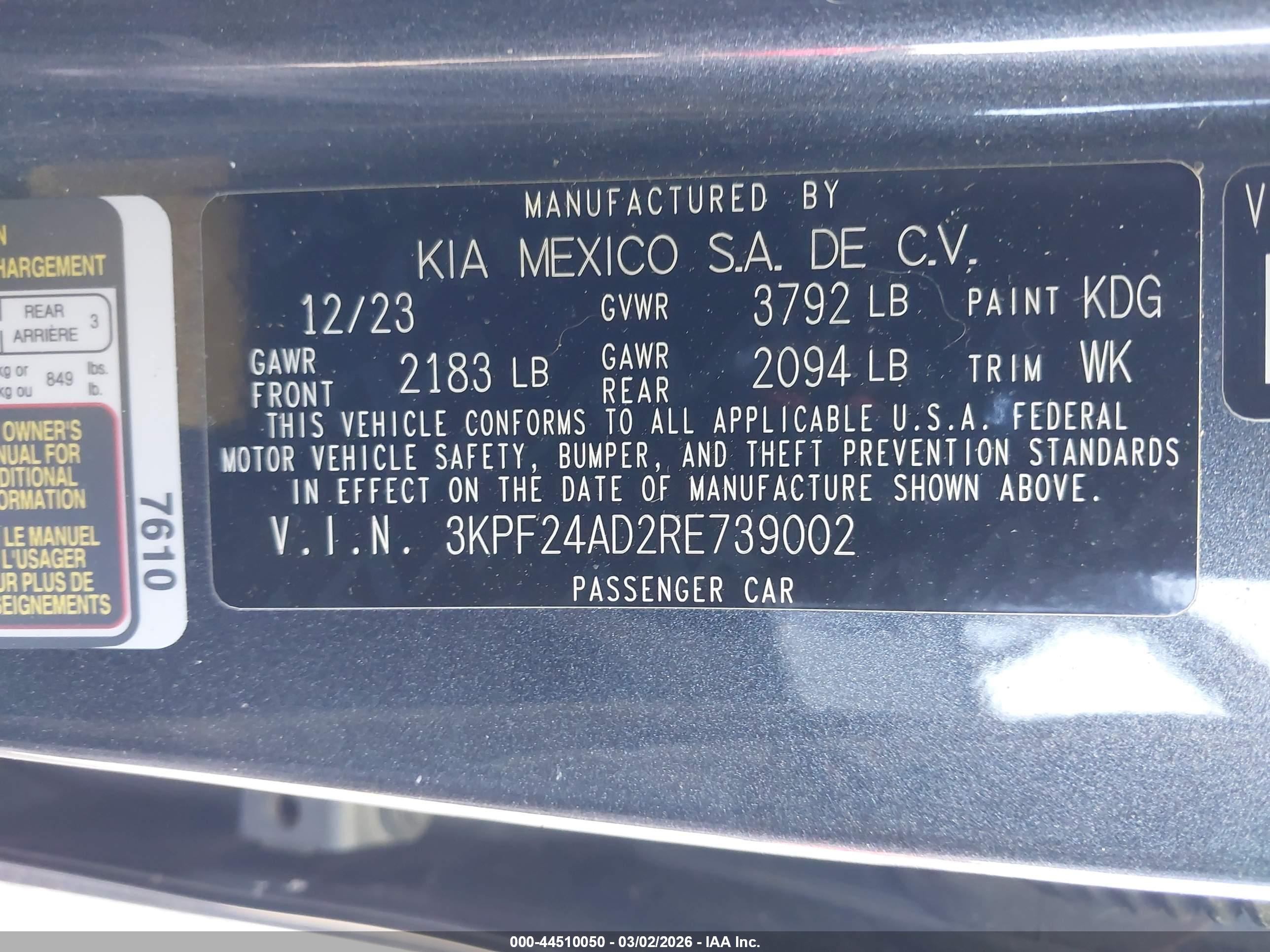 KIA FORTE image 9