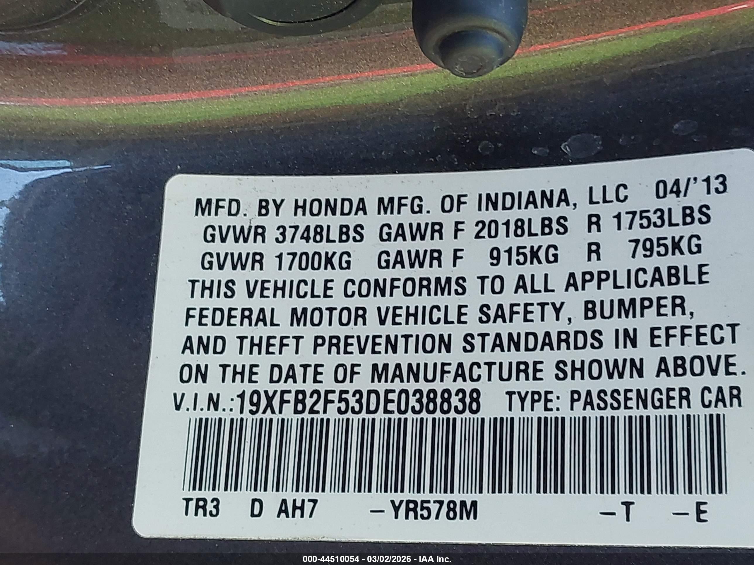 HONDA CIVIC image 9