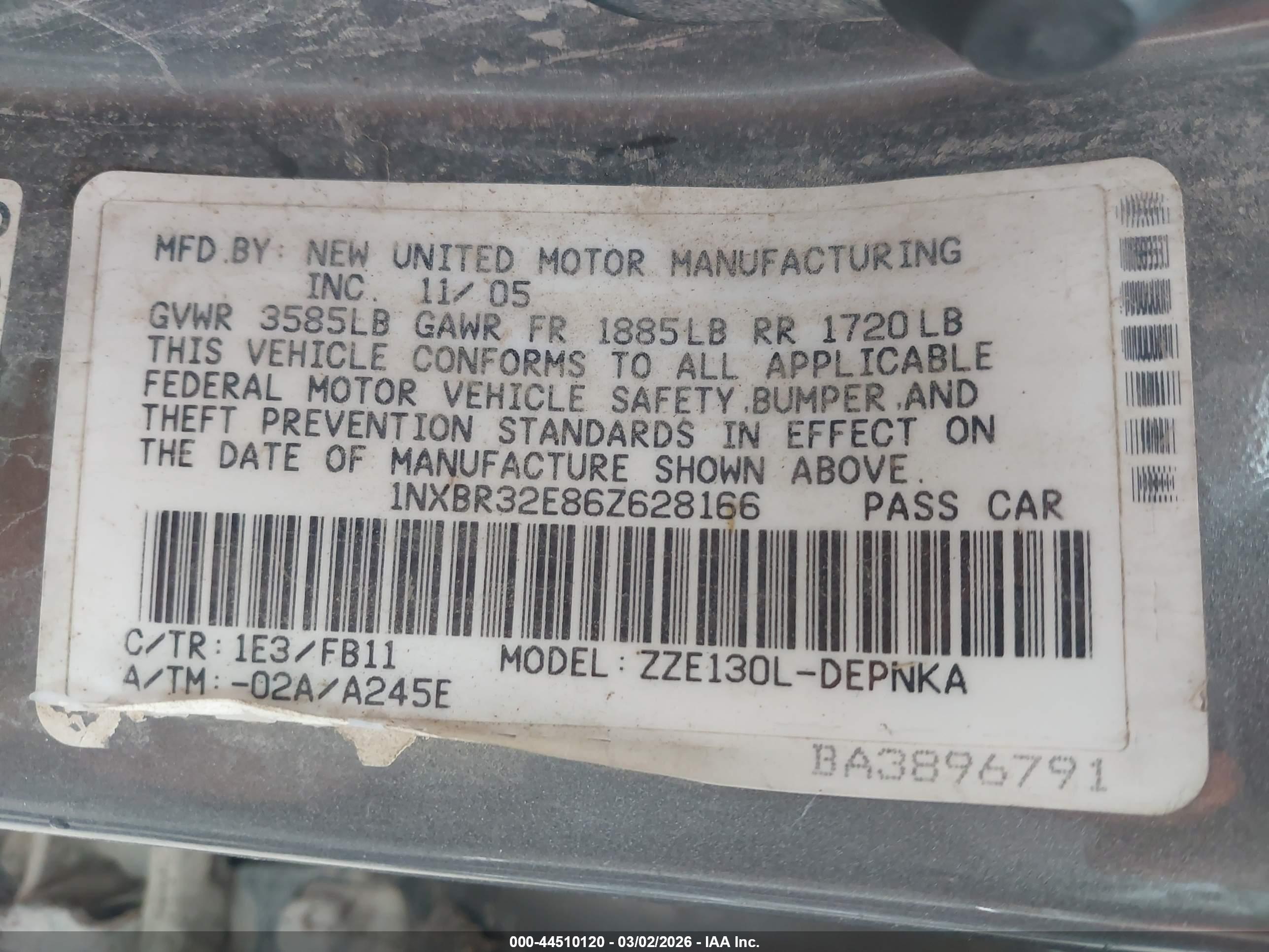 TOYOTA COROLLA image 9