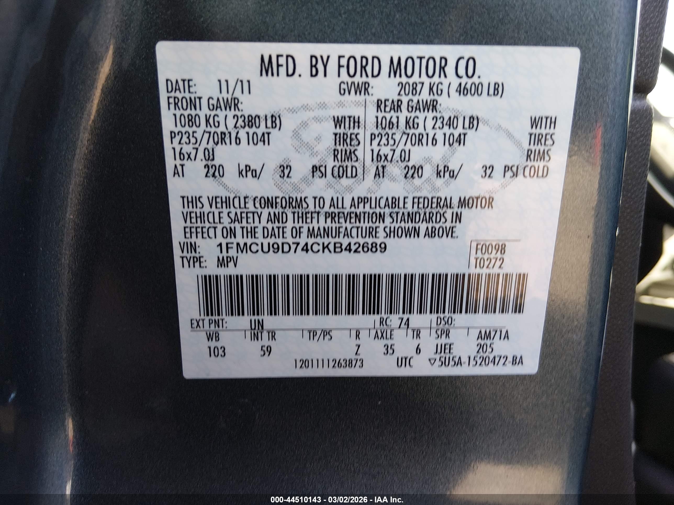 FORD ESCAPE image 9