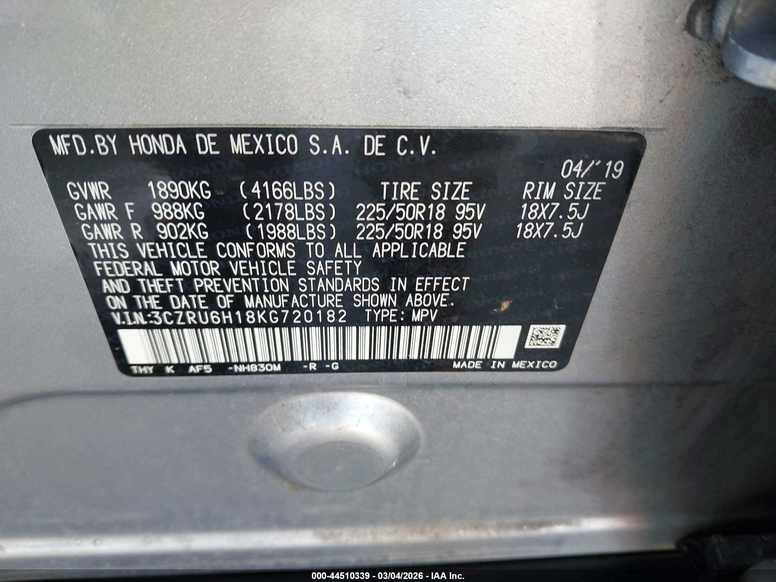 HONDA HR-V image 9