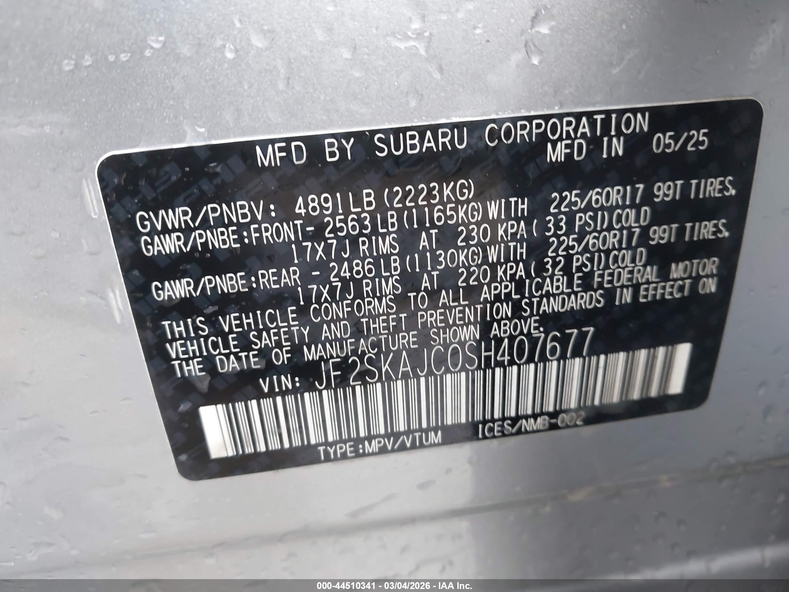SUBARU FORESTER image 9