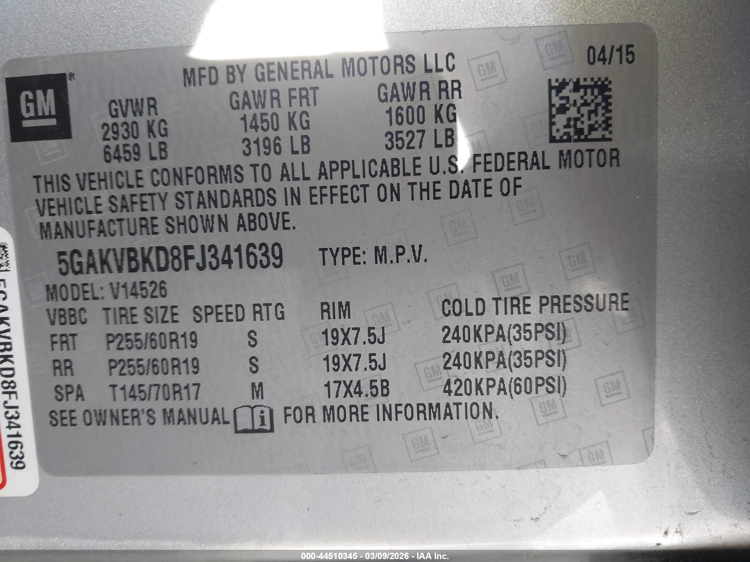 BUICK ENCLAVE image 9