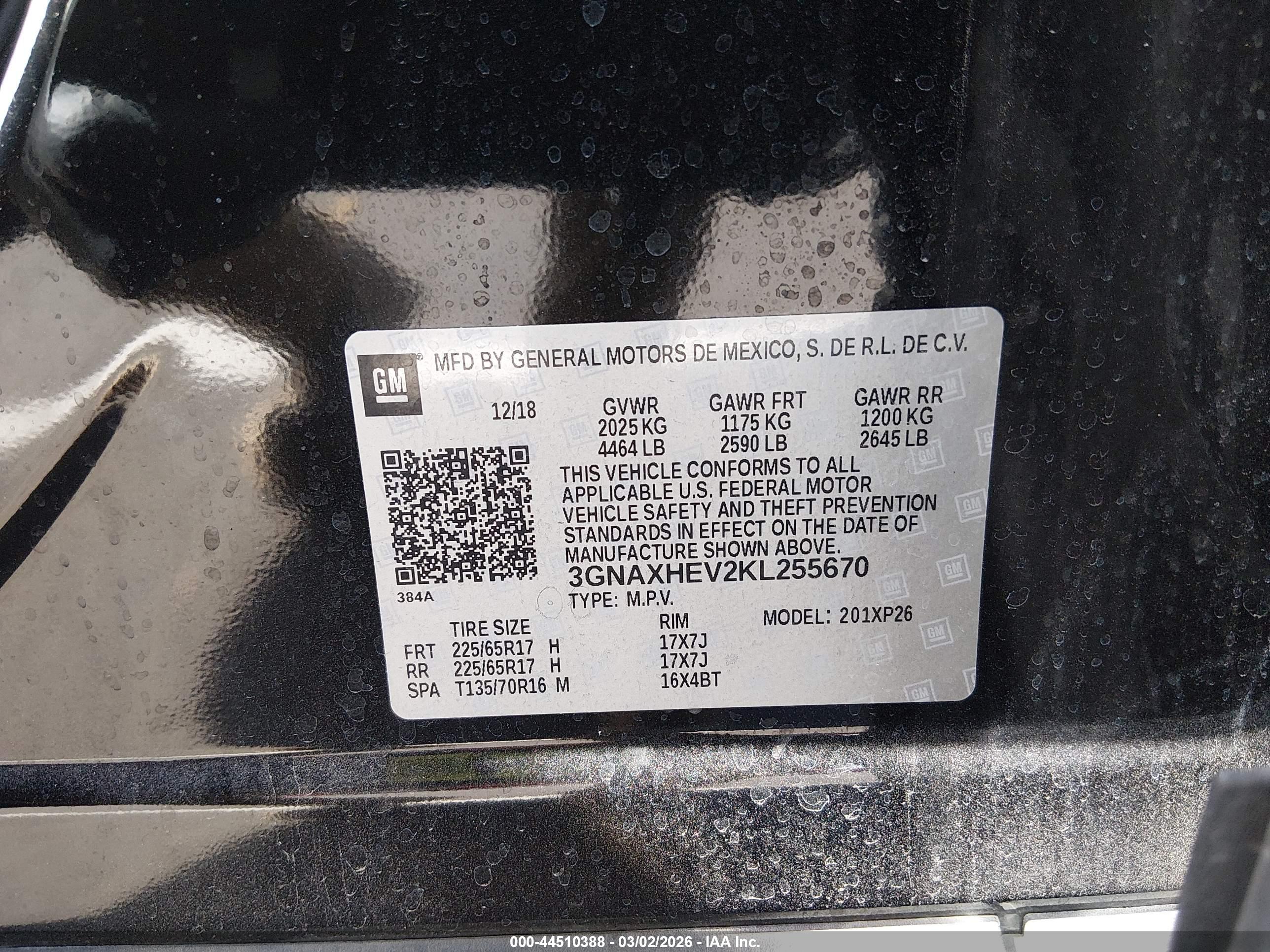 CHEVROLET EQUINOX image 9