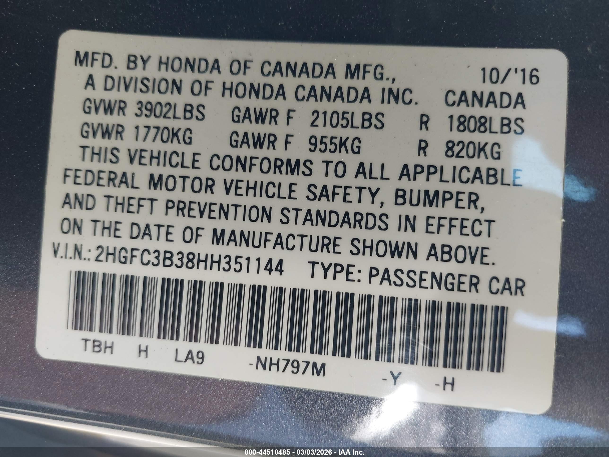 HONDA CIVIC image 9