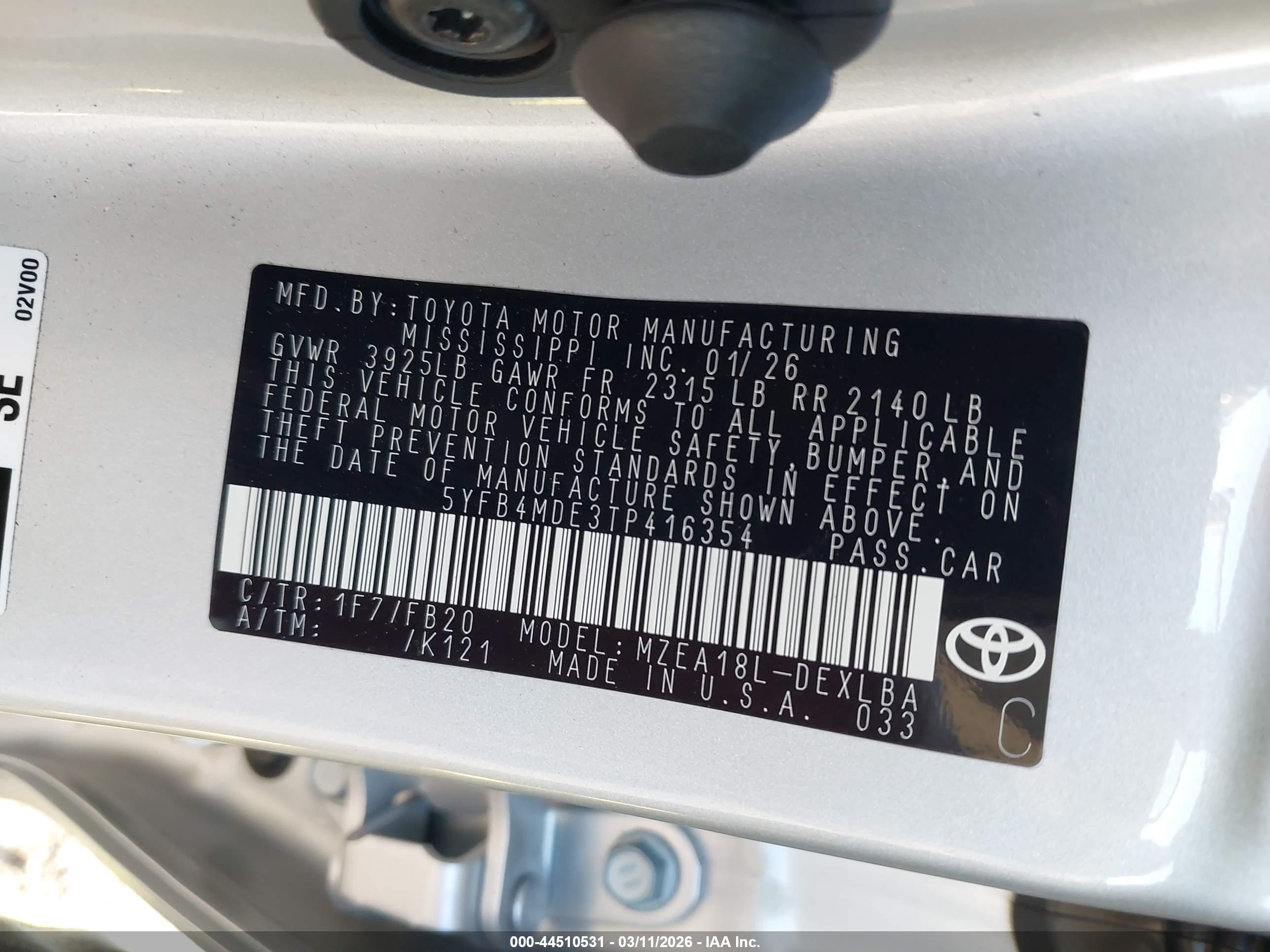 TOYOTA COROLLA image 9