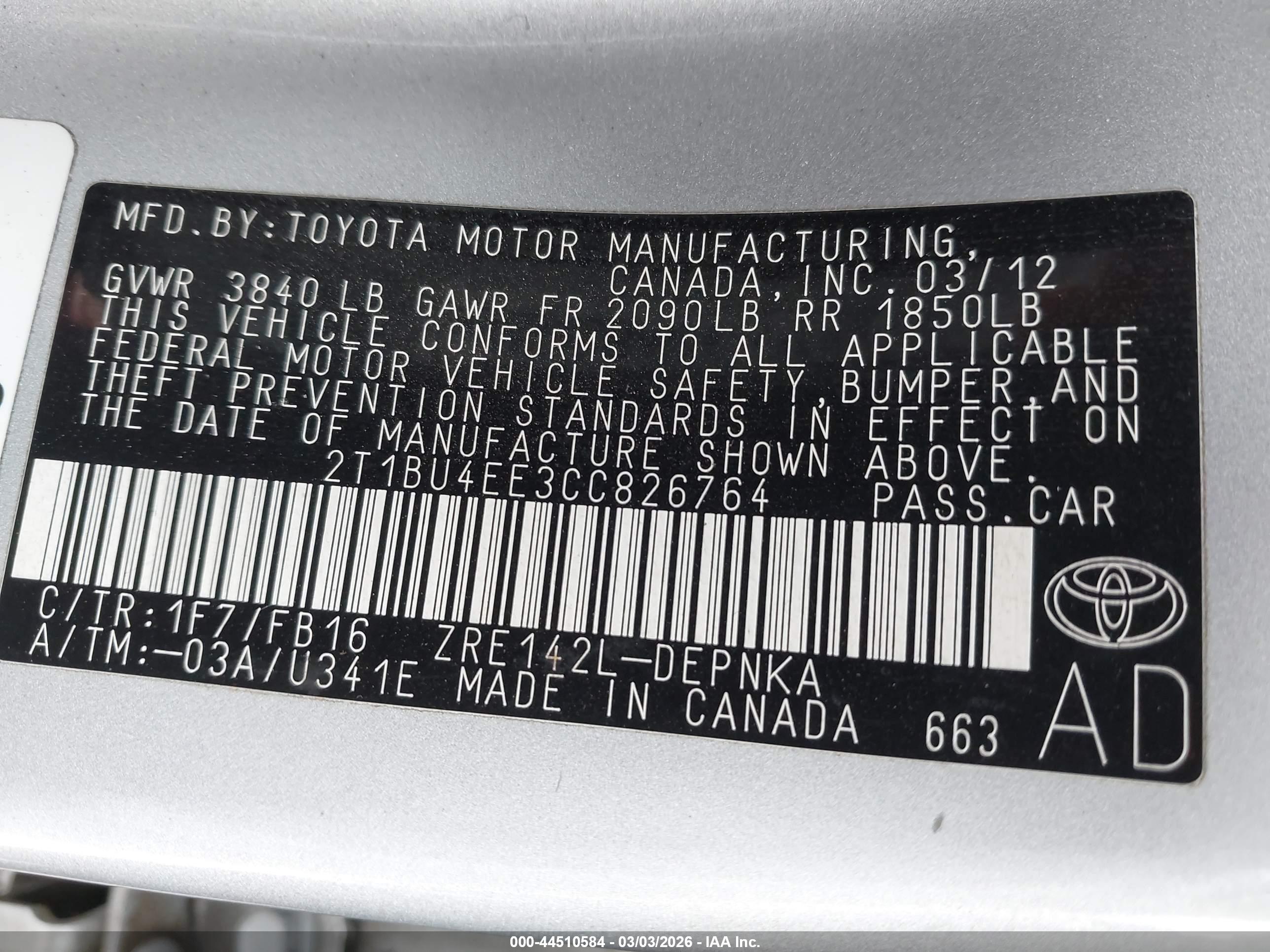 TOYOTA COROLLA image 9