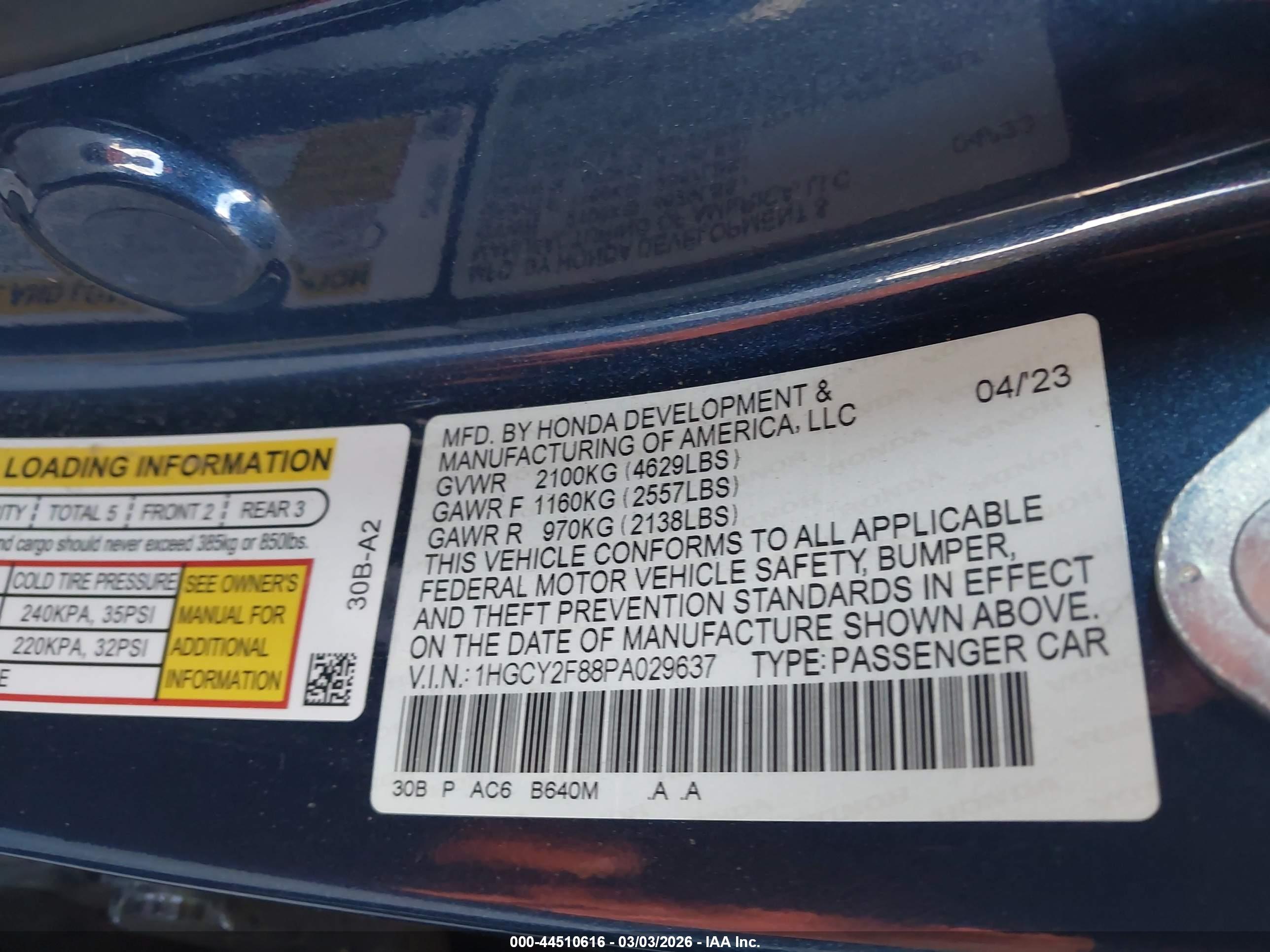 HONDA ACCORD image 9