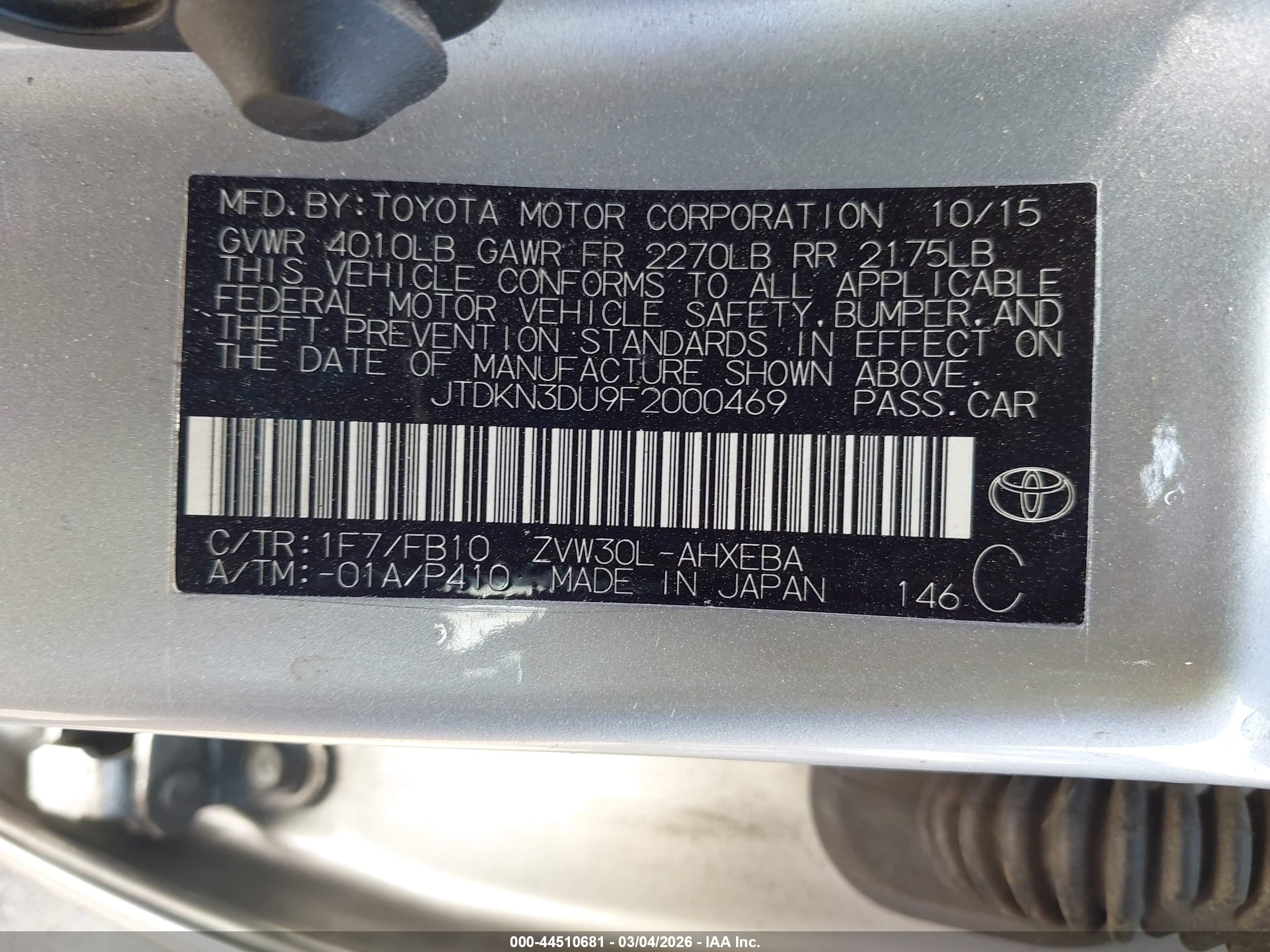 TOYOTA PRIUS image 9