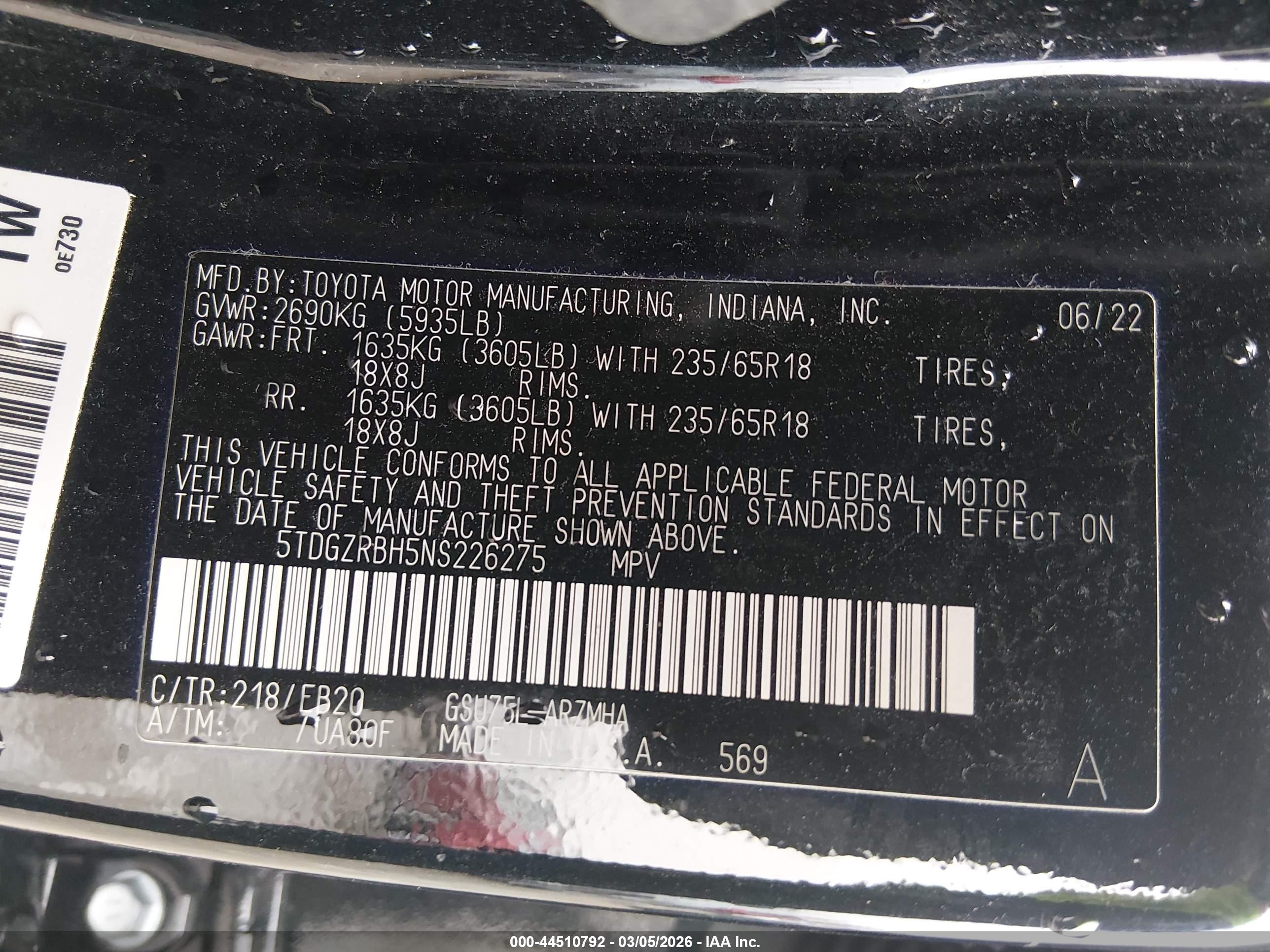 TOYOTA HIGHLANDER image 9