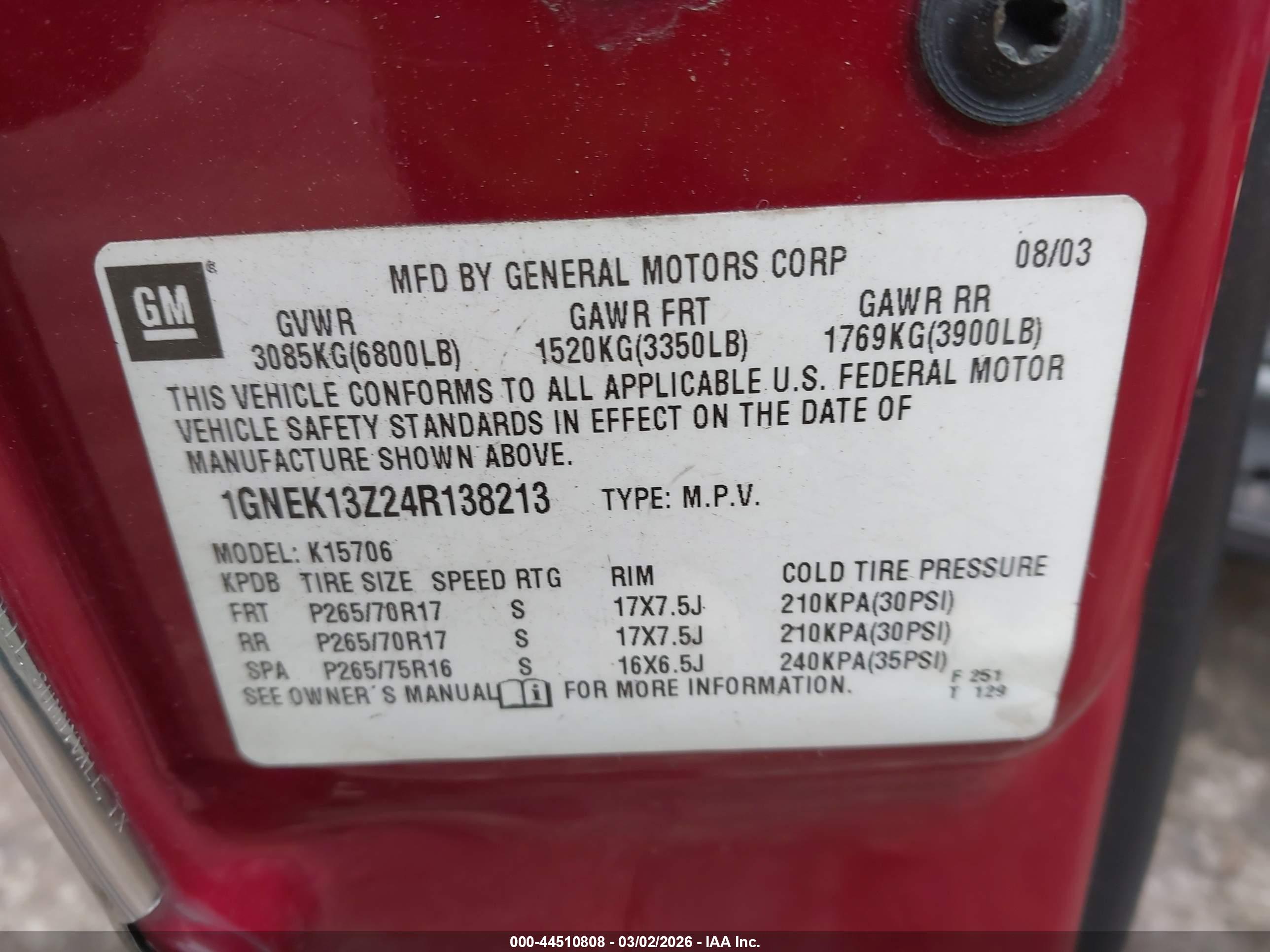 CHEVROLET TAHOE image 9