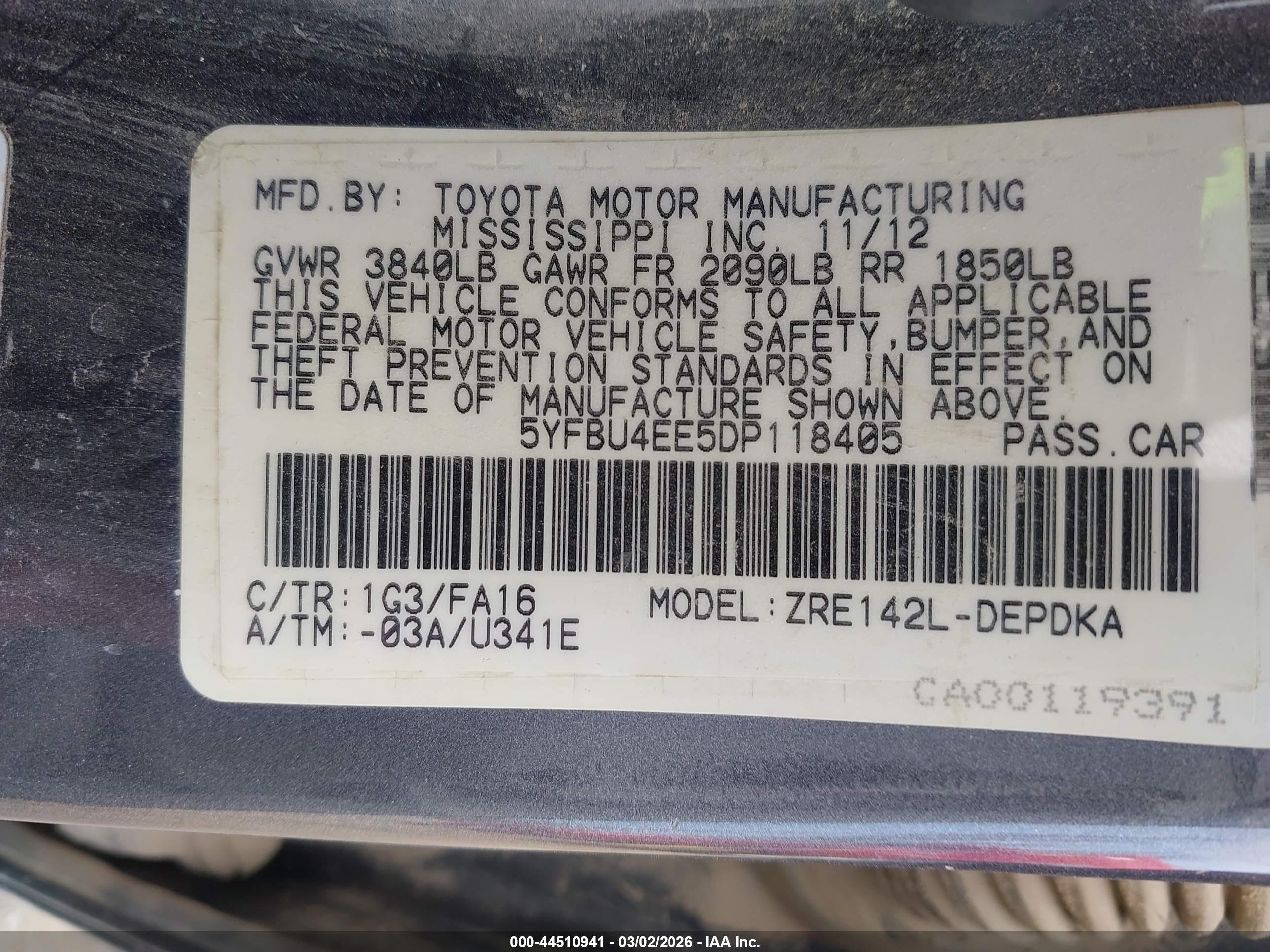 TOYOTA COROLLA image 9
