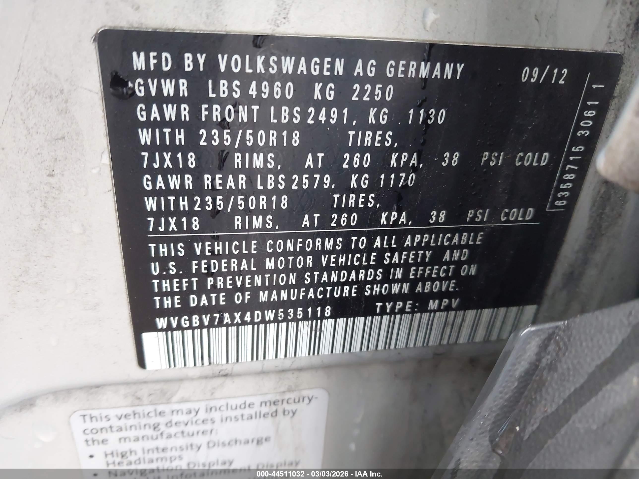 VOLKSWAGEN TIGUAN image 9