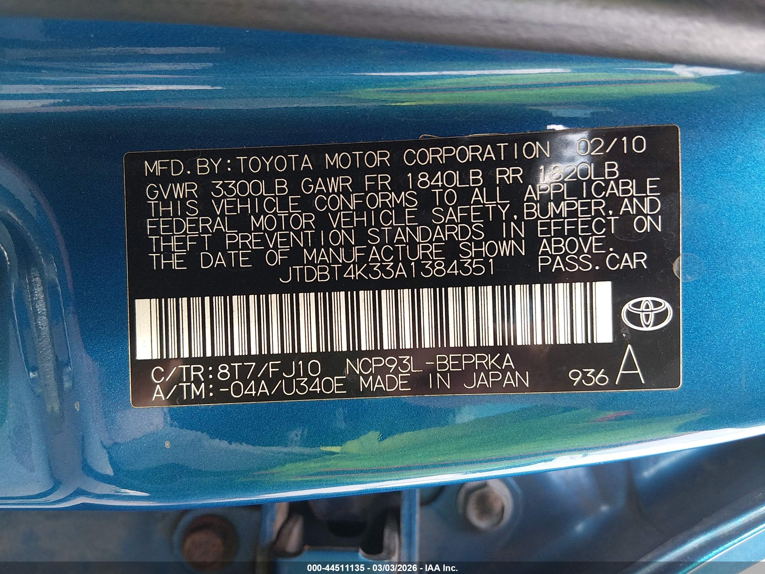 TOYOTA YARIS image 9
