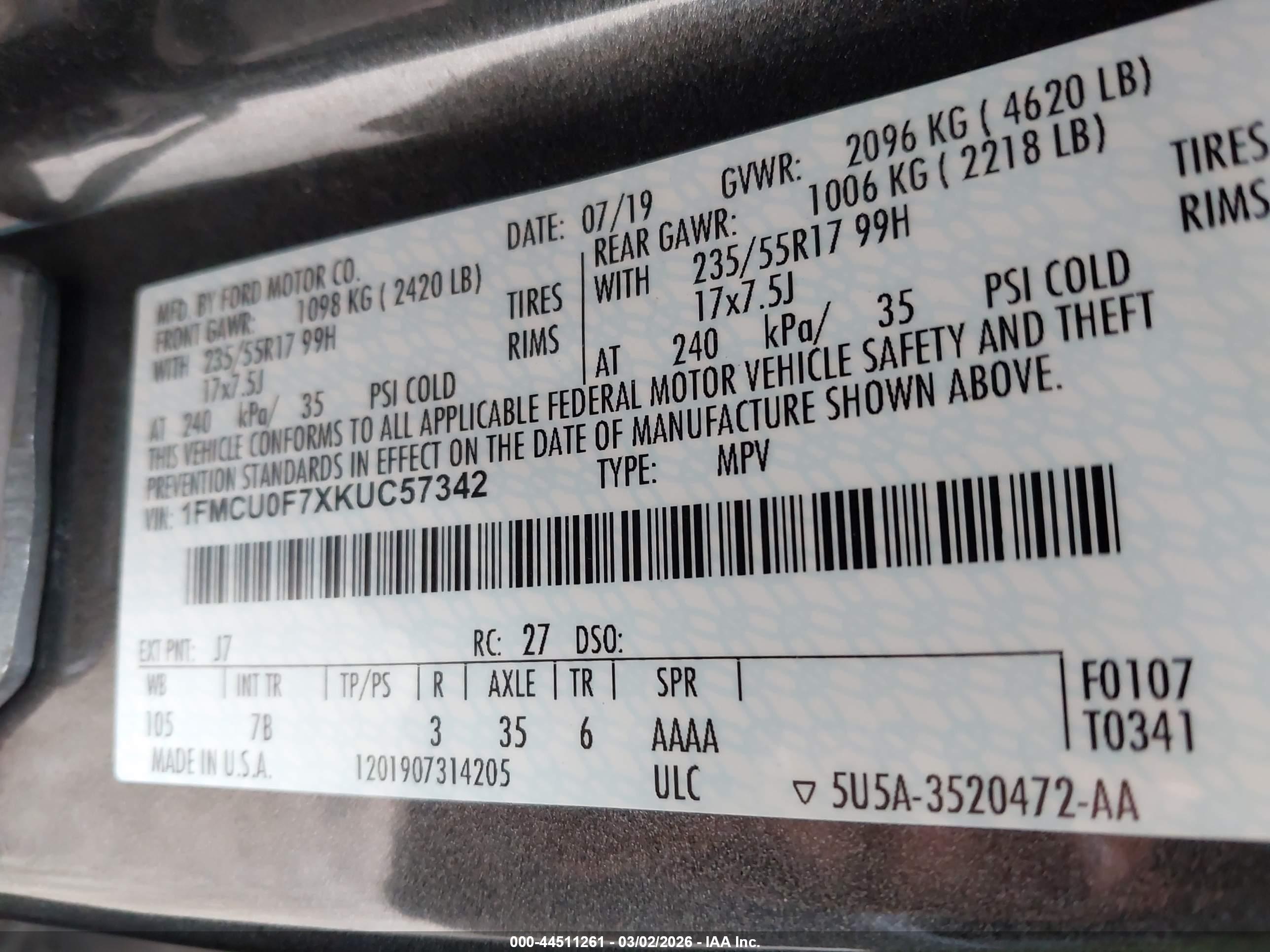 FORD ESCAPE image 9
