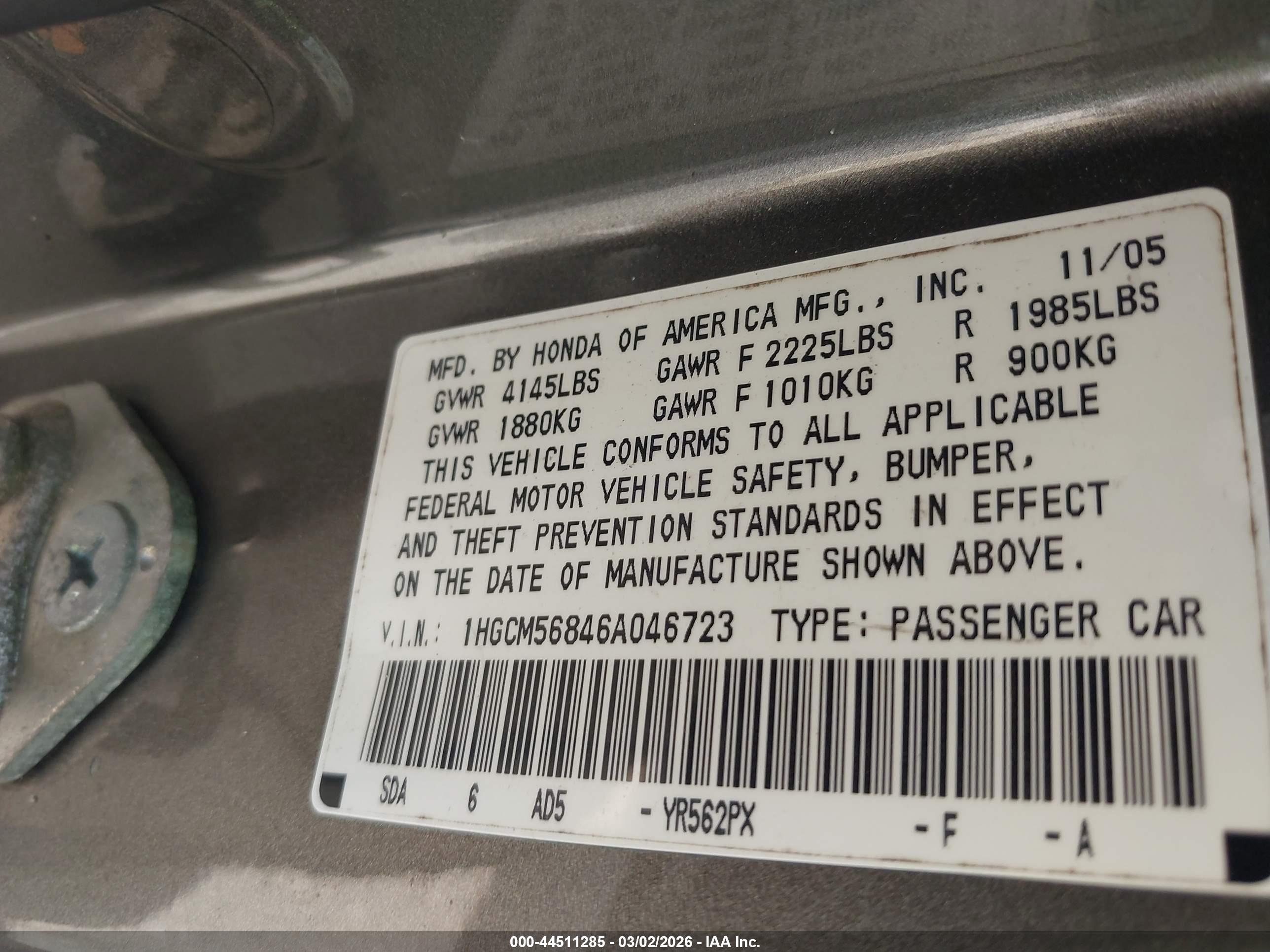 HONDA ACCORD image 9
