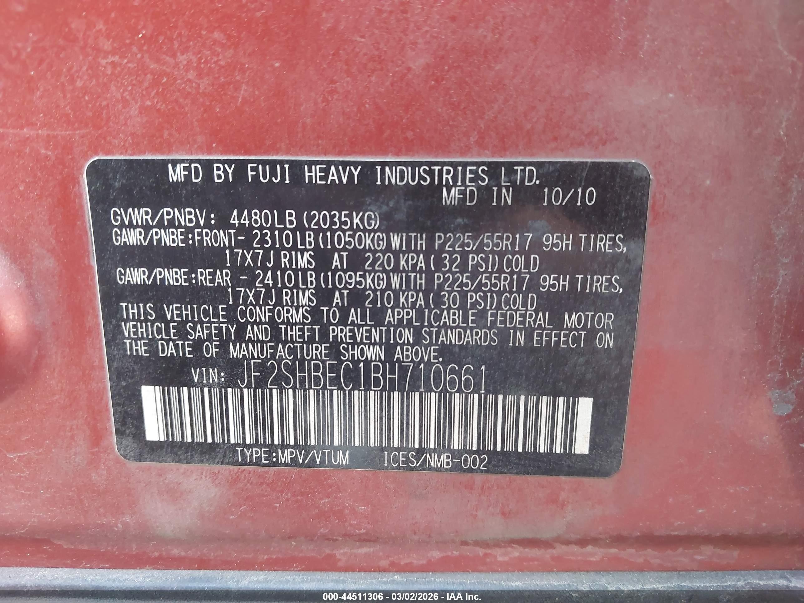 SUBARU FORESTER image 9