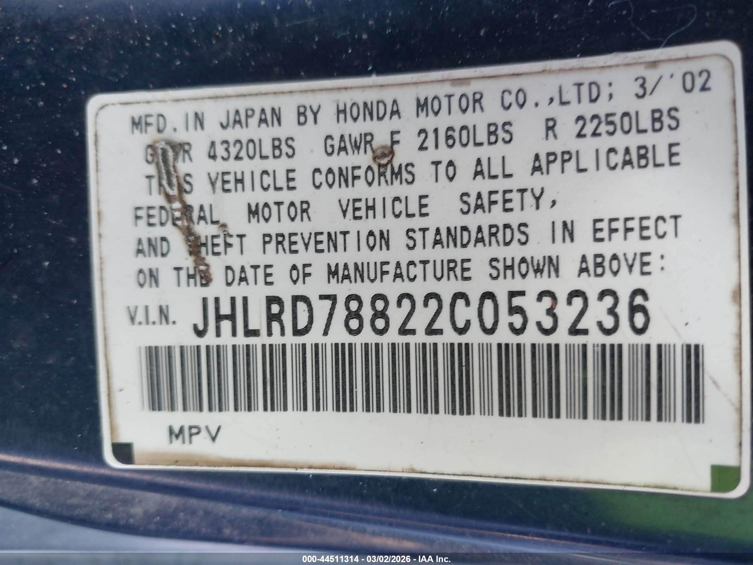 HONDA CR-V image 9