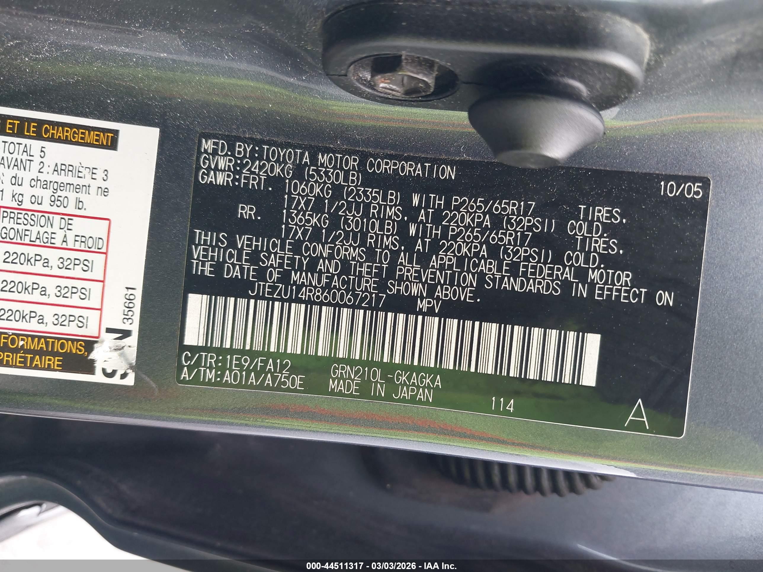 TOYOTA 4RUNNER image 9