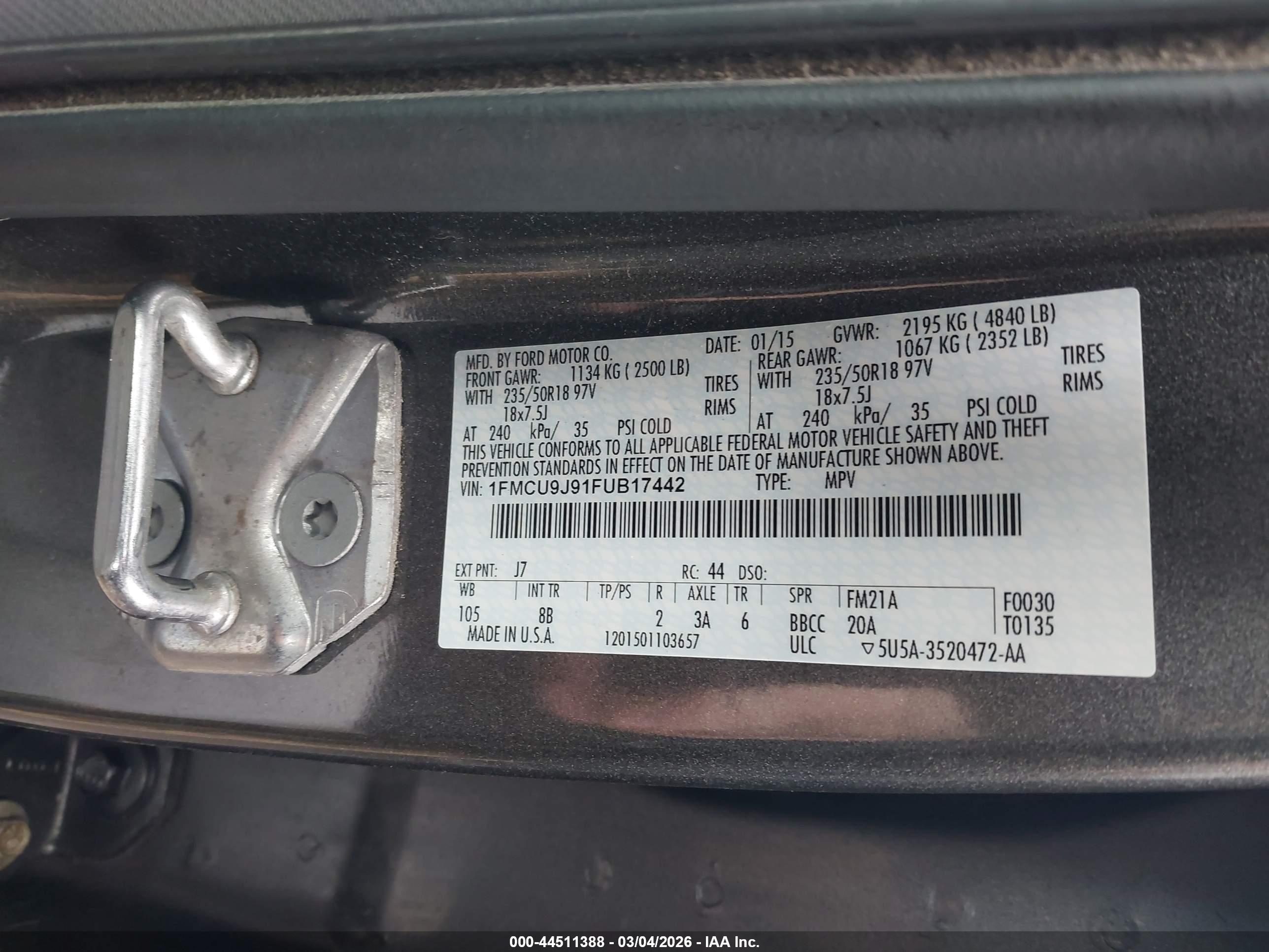 FORD ESCAPE image 9