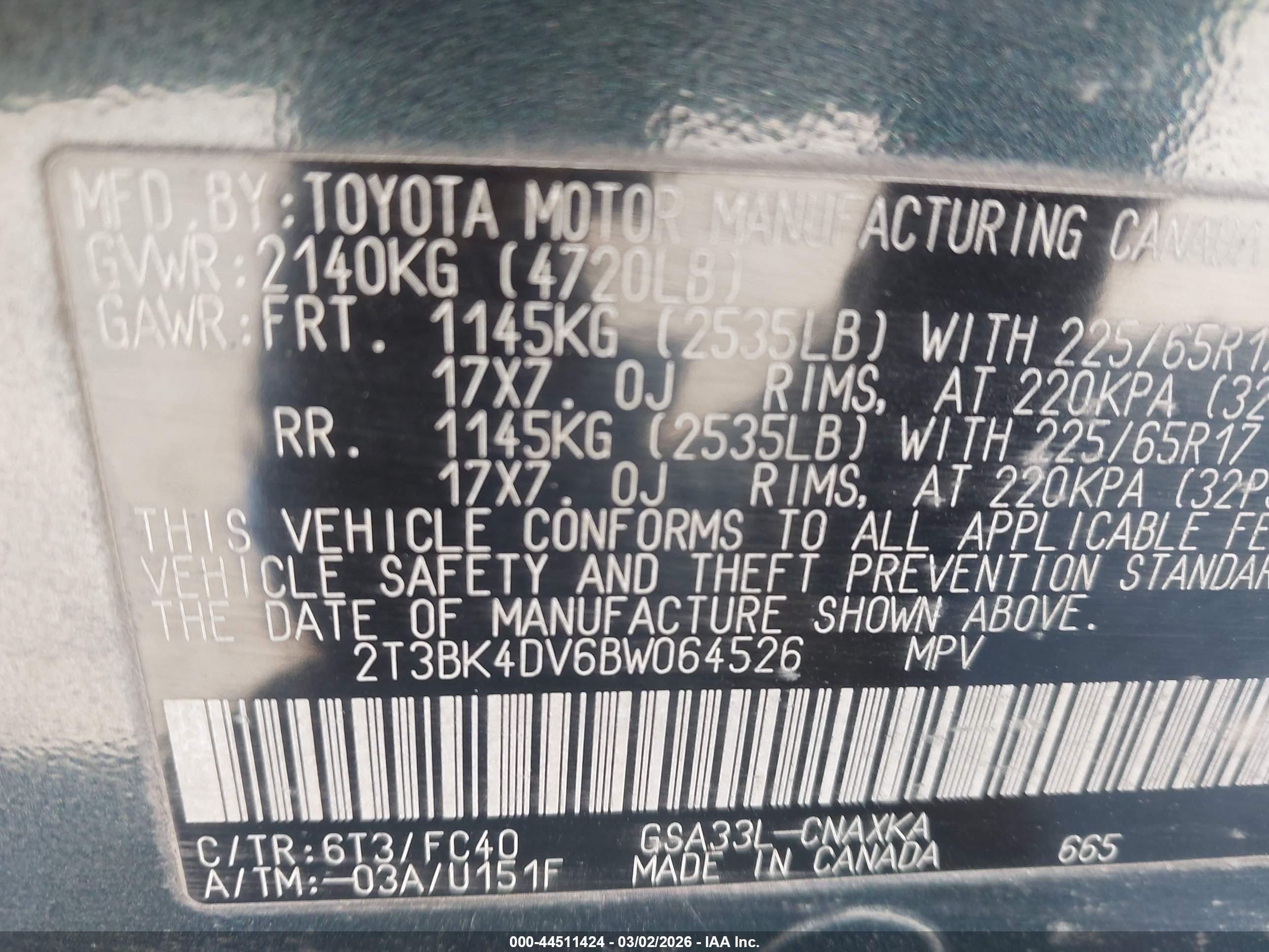 TOYOTA RAV4 image 9