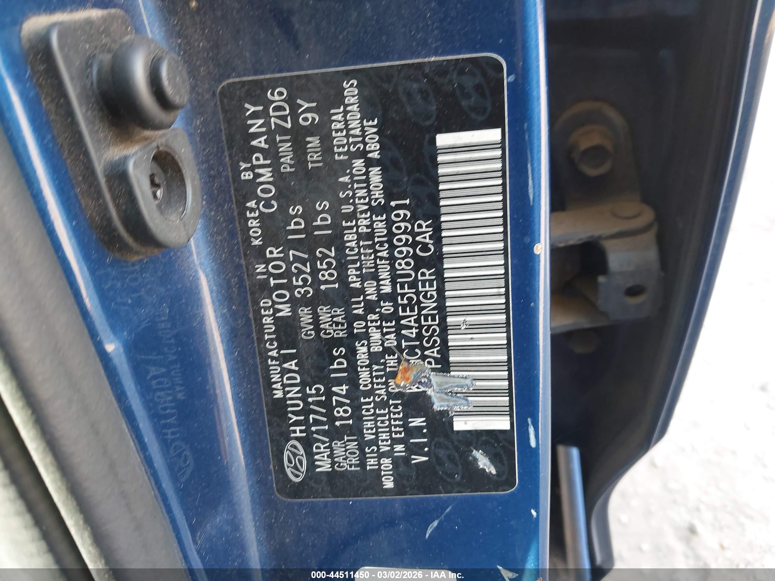 HYUNDAI ACCENT image 9