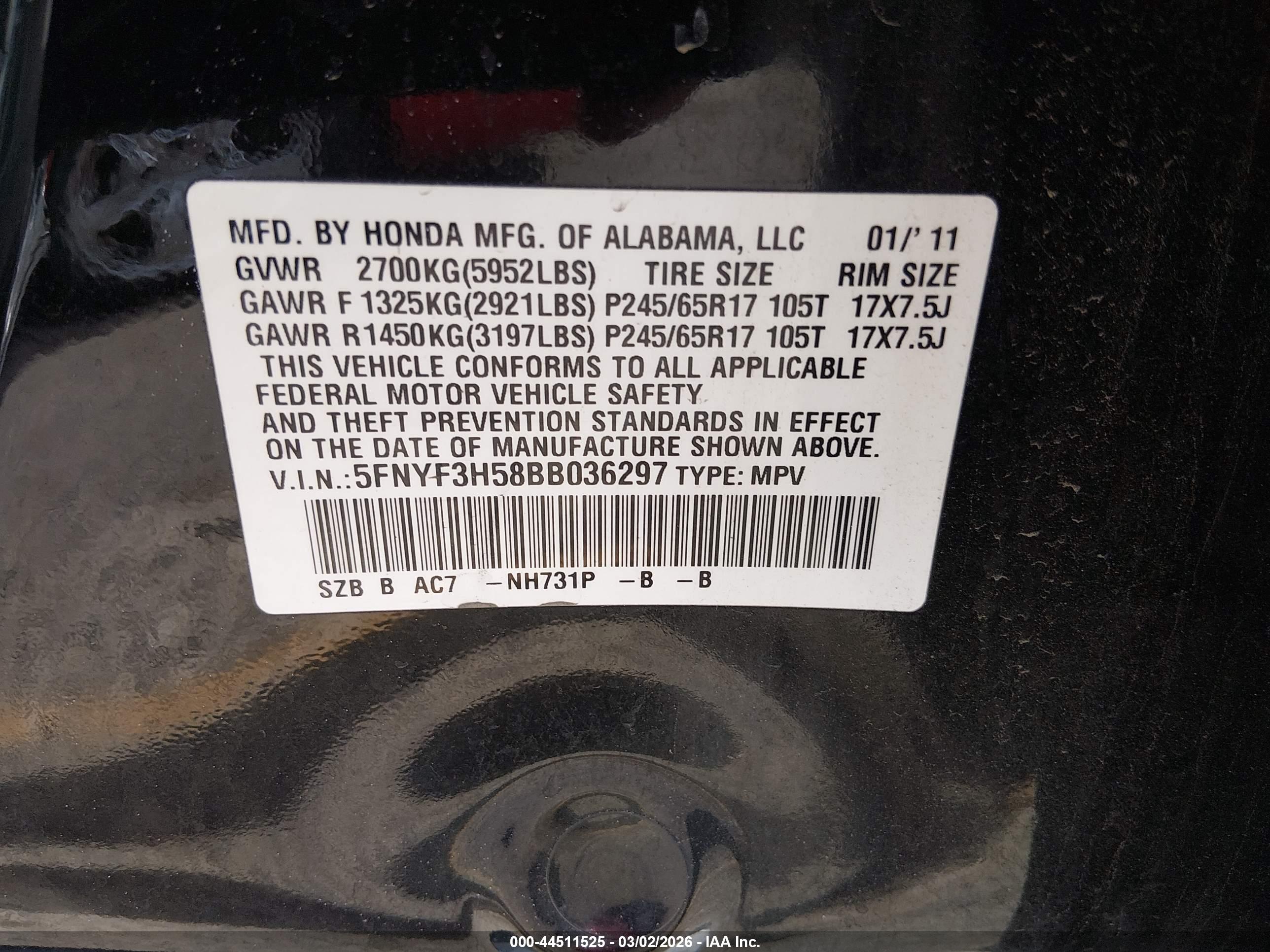 HONDA PILOT image 9