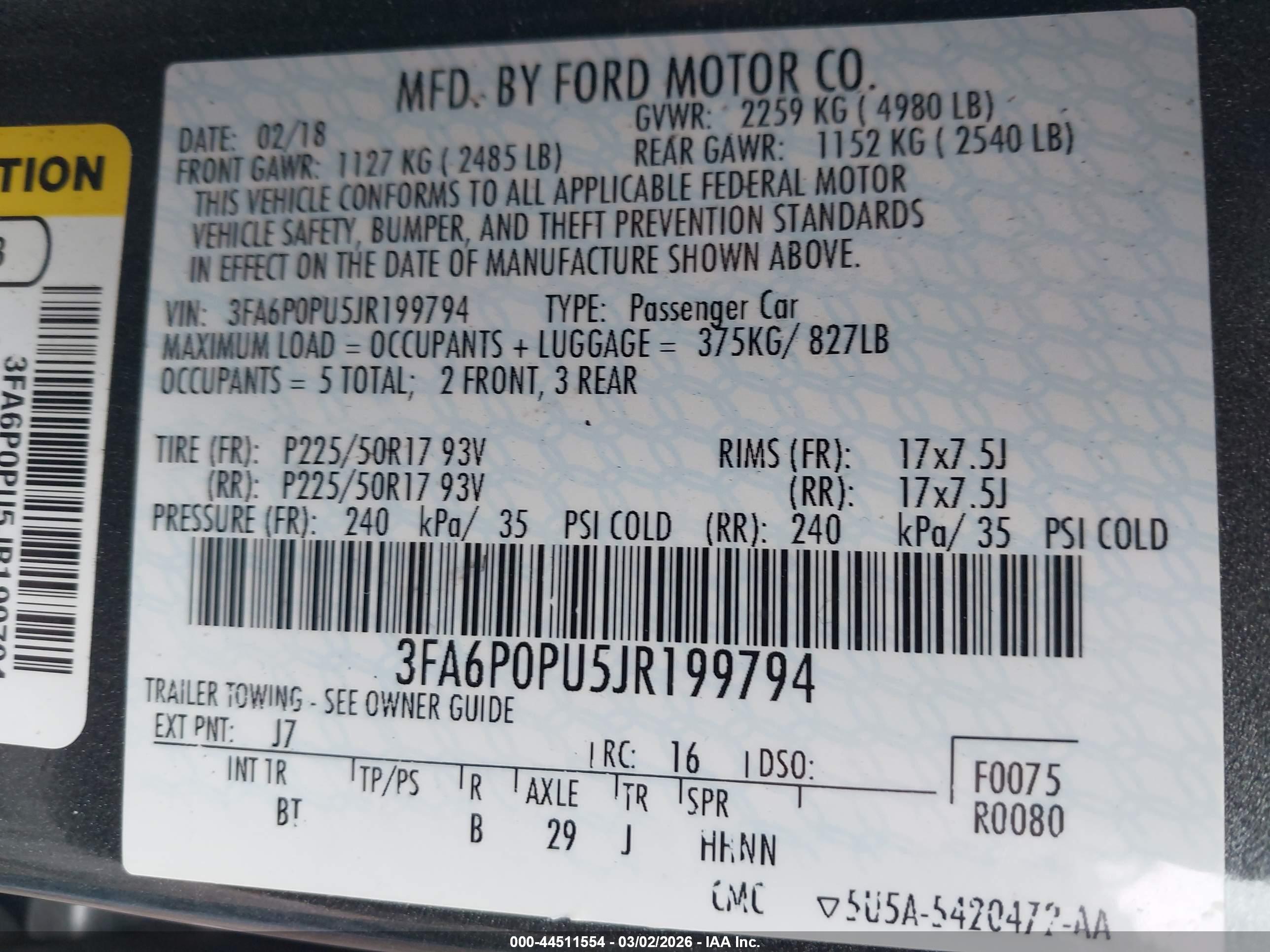 FORD FUSION image 9