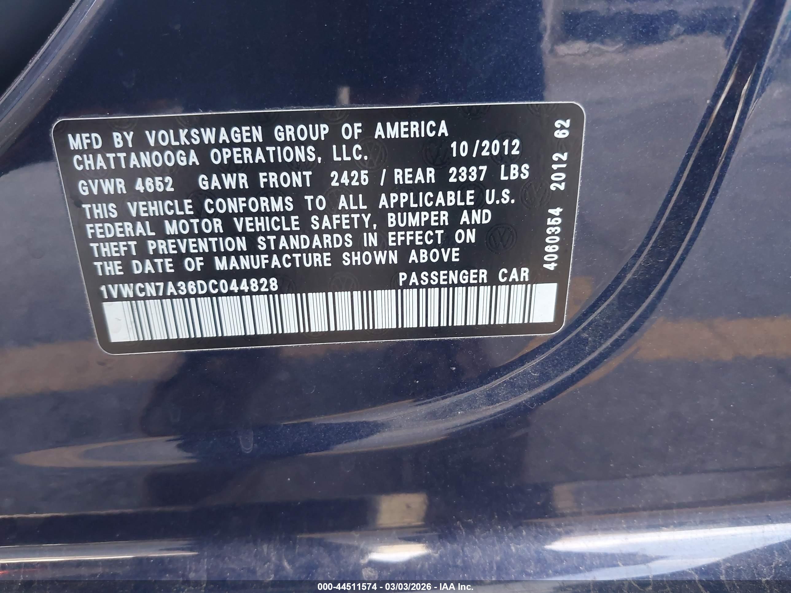 VOLKSWAGEN PASSAT image 9