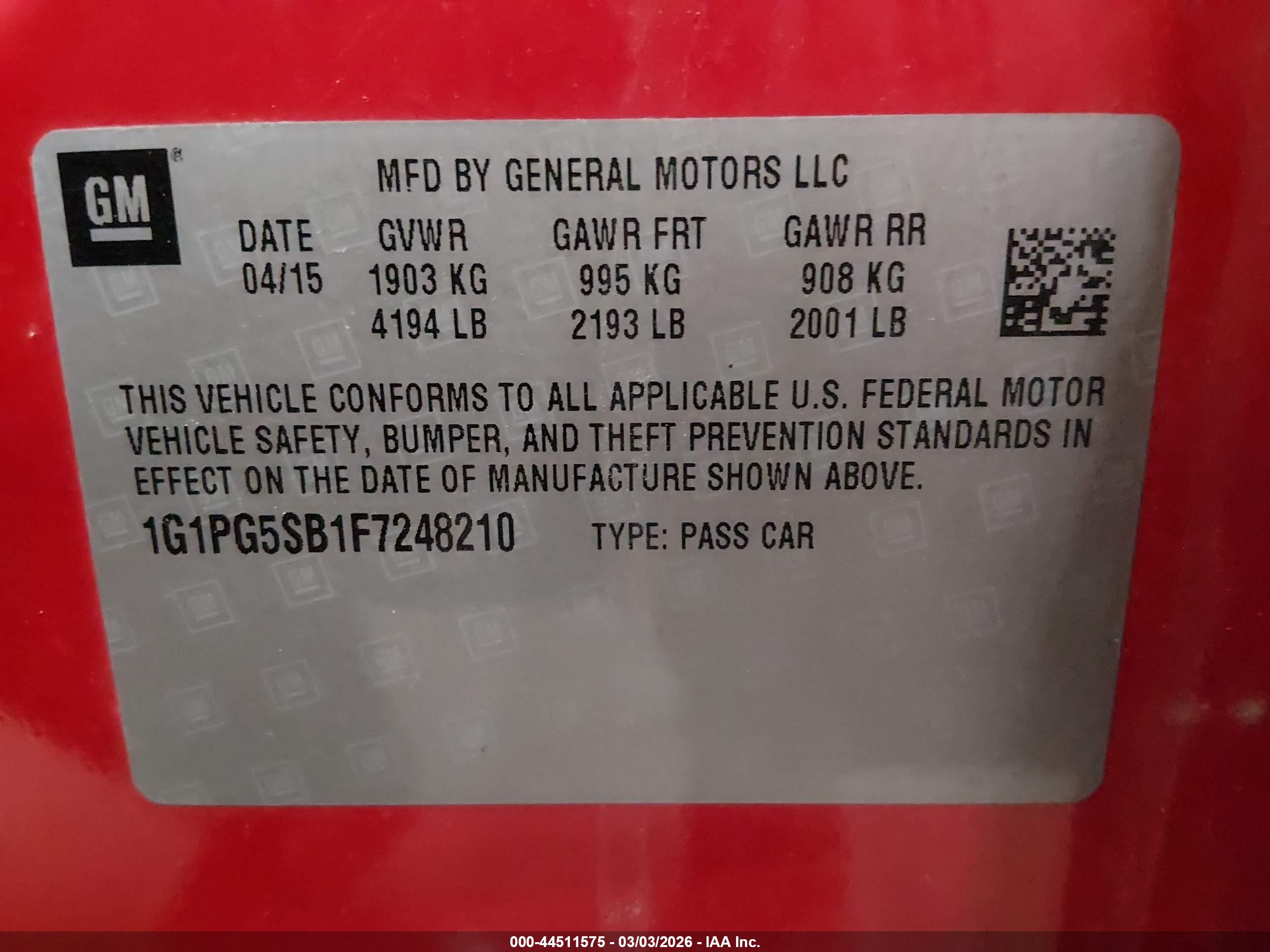 CHEVROLET CRUZE image 9