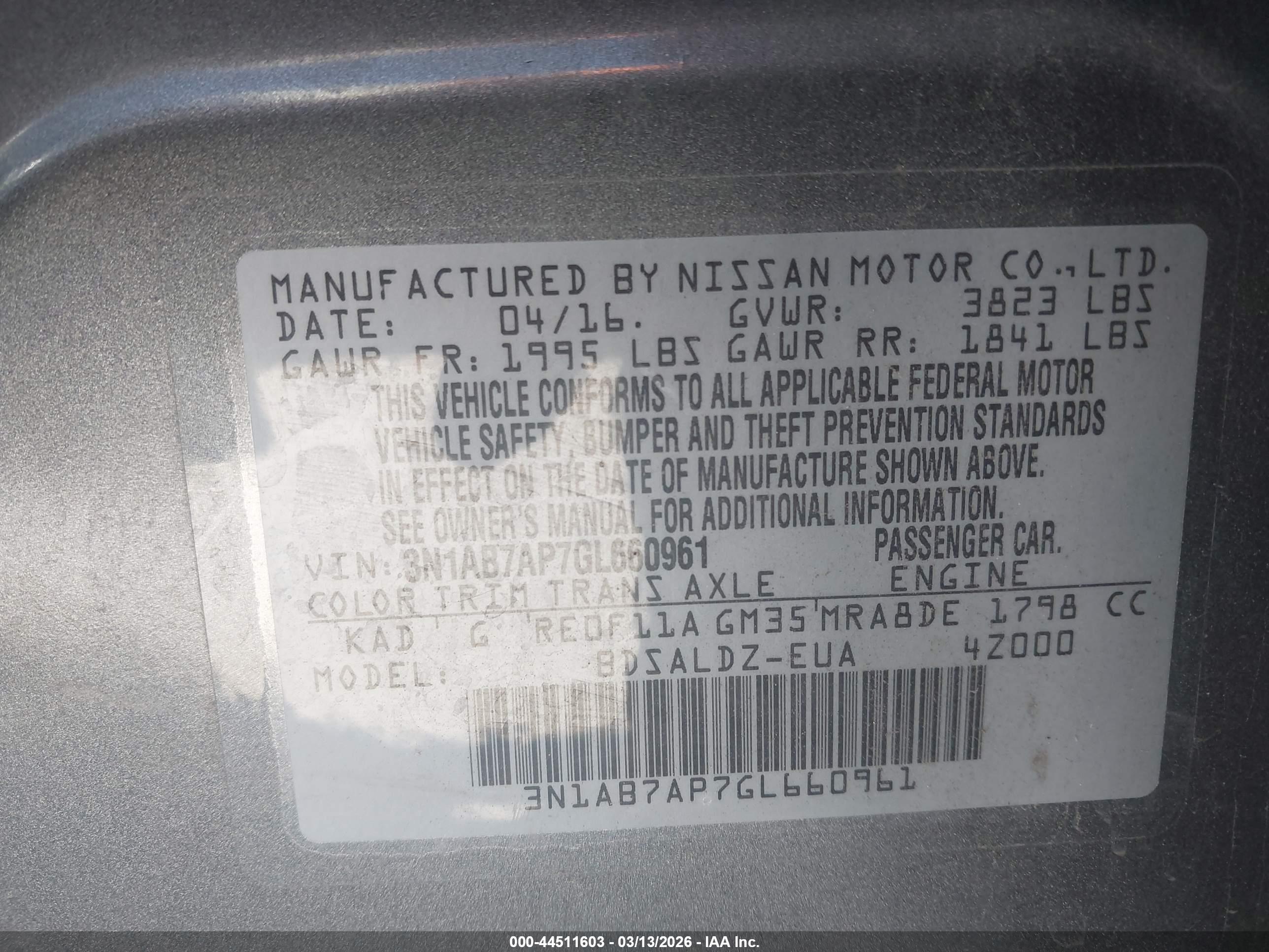 NISSAN SENTRA image 9