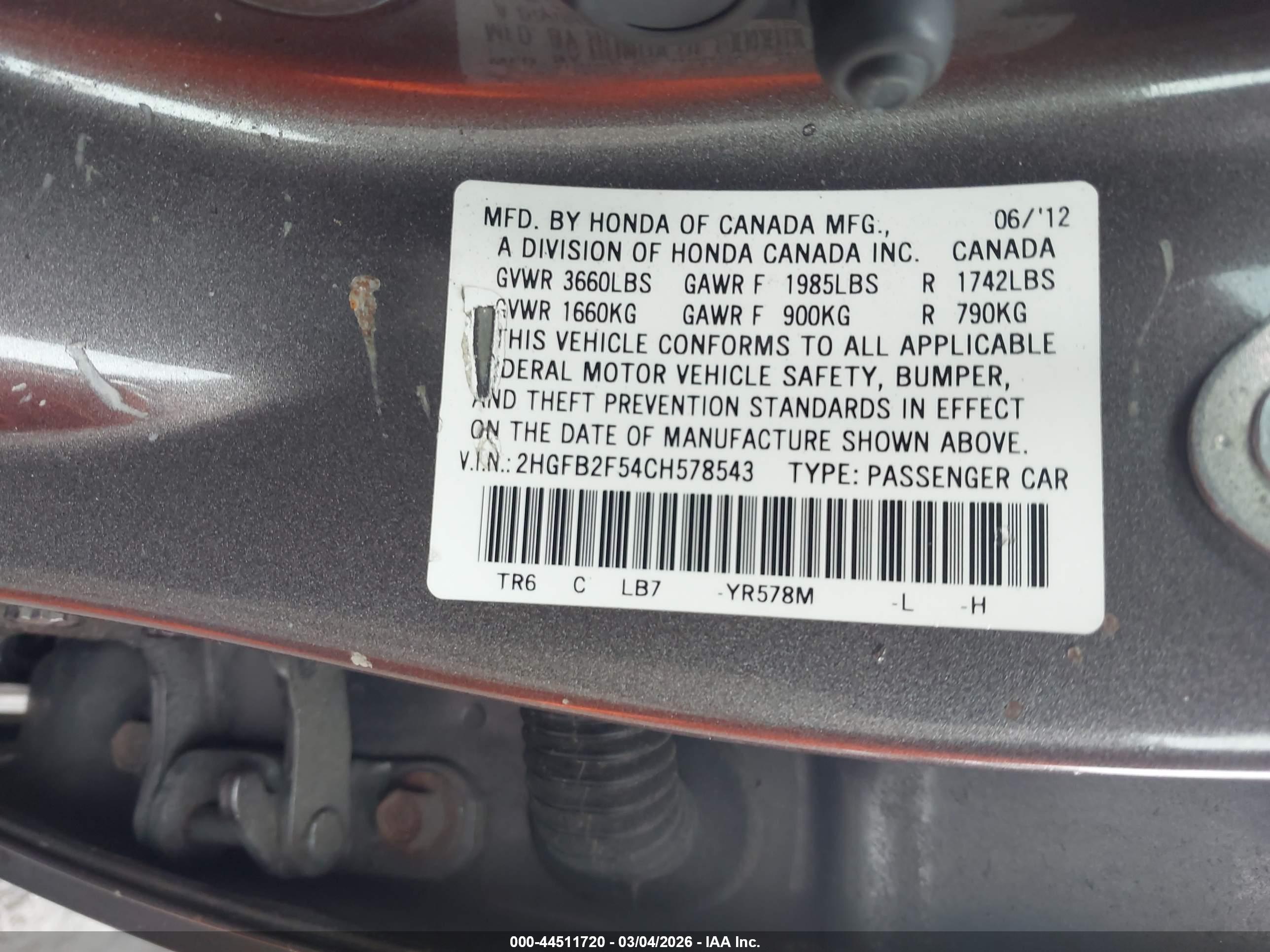 HONDA CIVIC image 9
