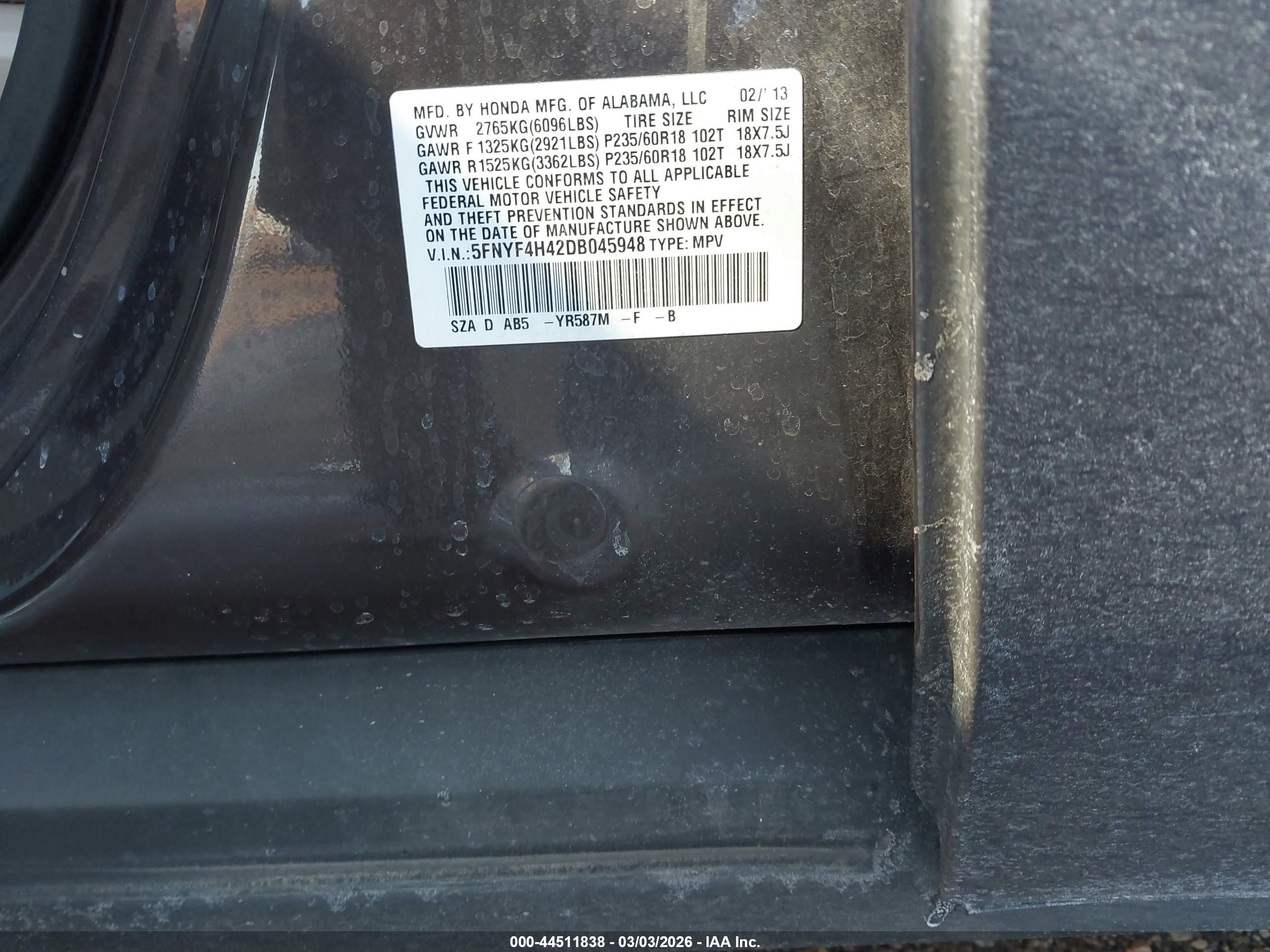 HONDA PILOT image 9