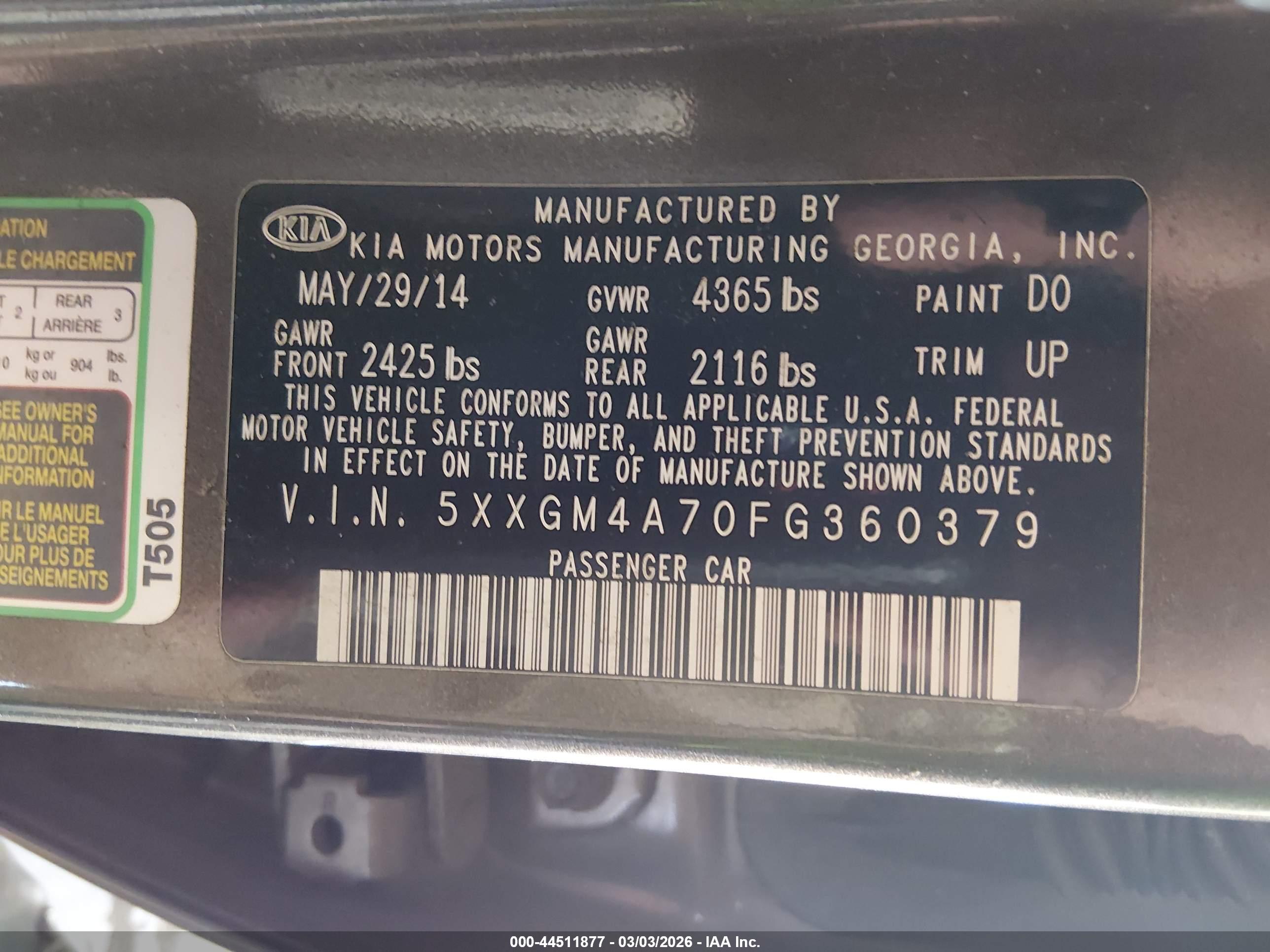 KIA OPTIMA image 9