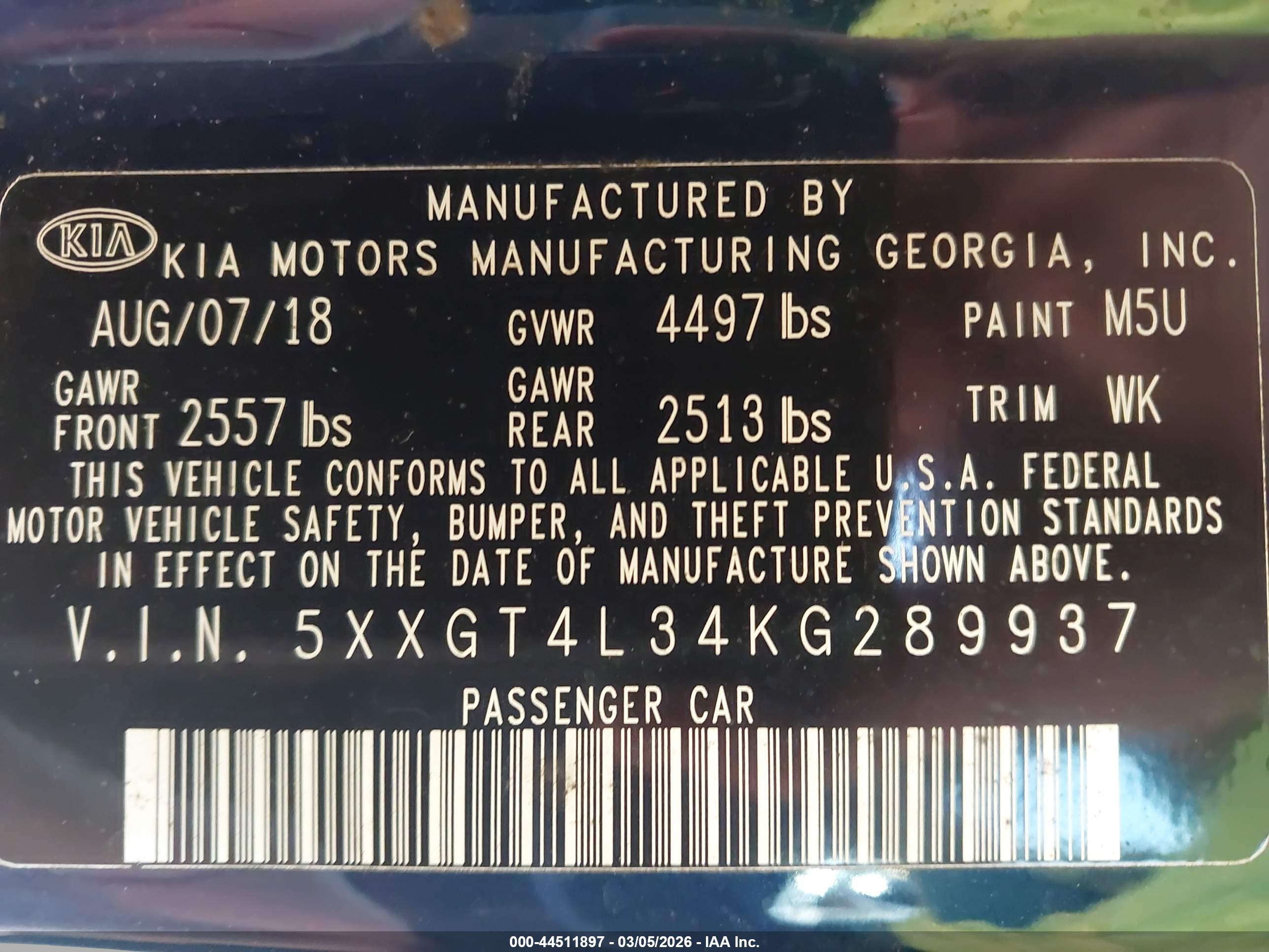 KIA OPTIMA image 9