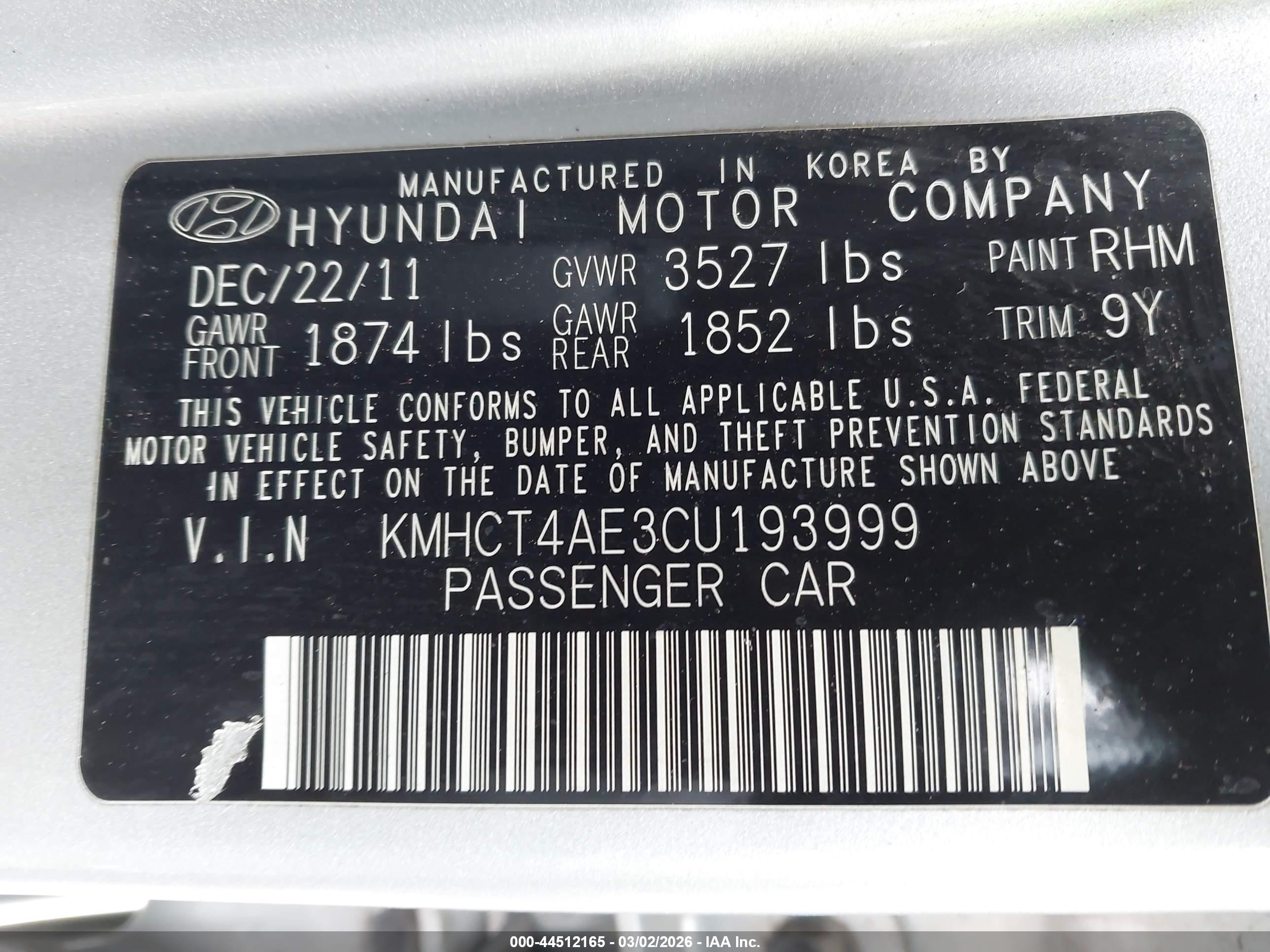 HYUNDAI ACCENT image 9