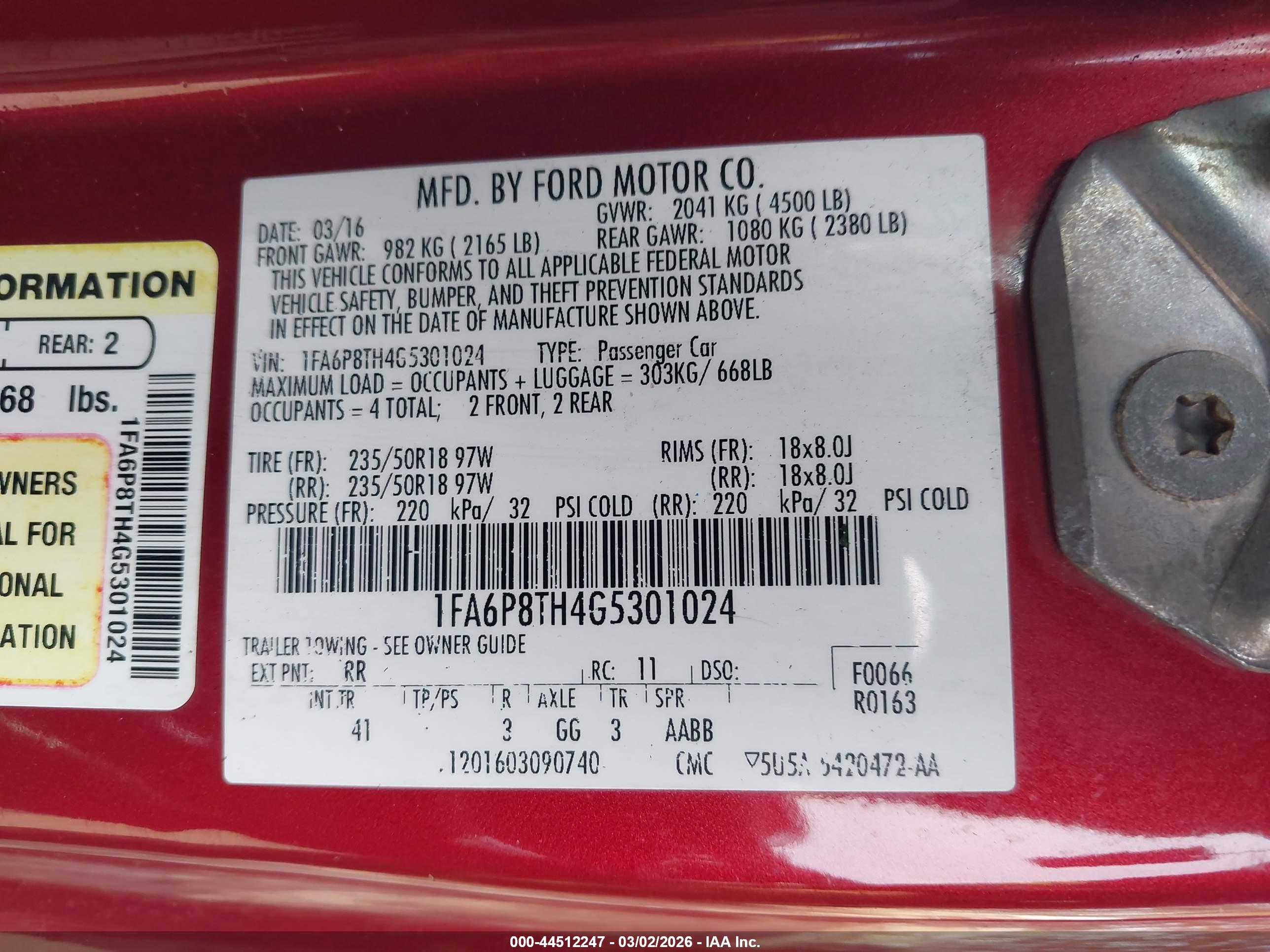 FORD MUSTANG image 9