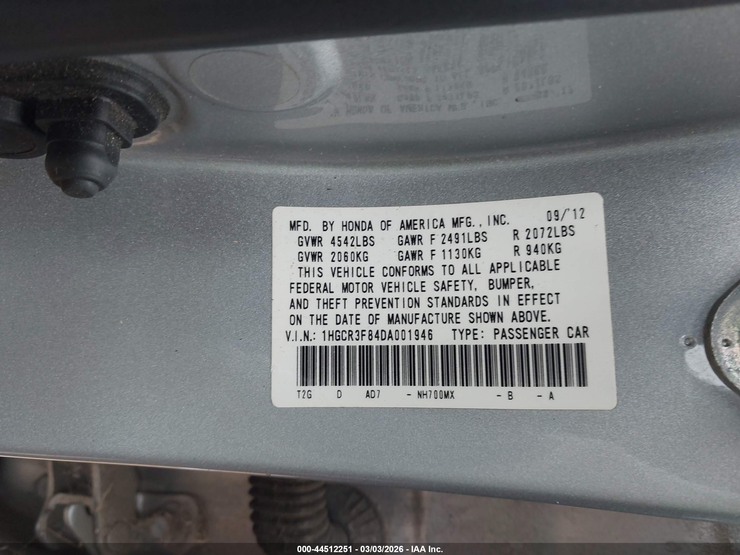 HONDA ACCORD image 9