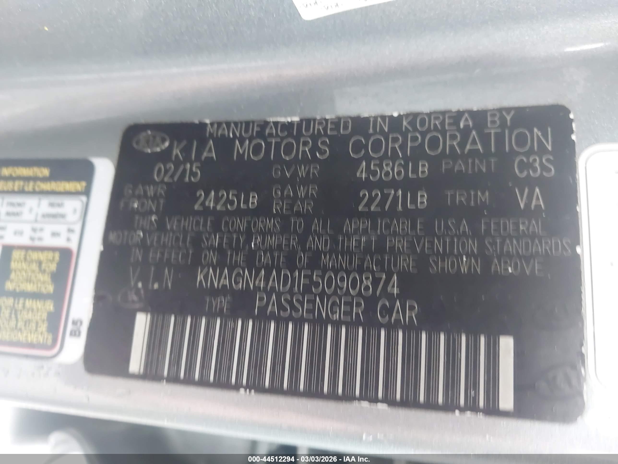 KIA OPTIMA image 9