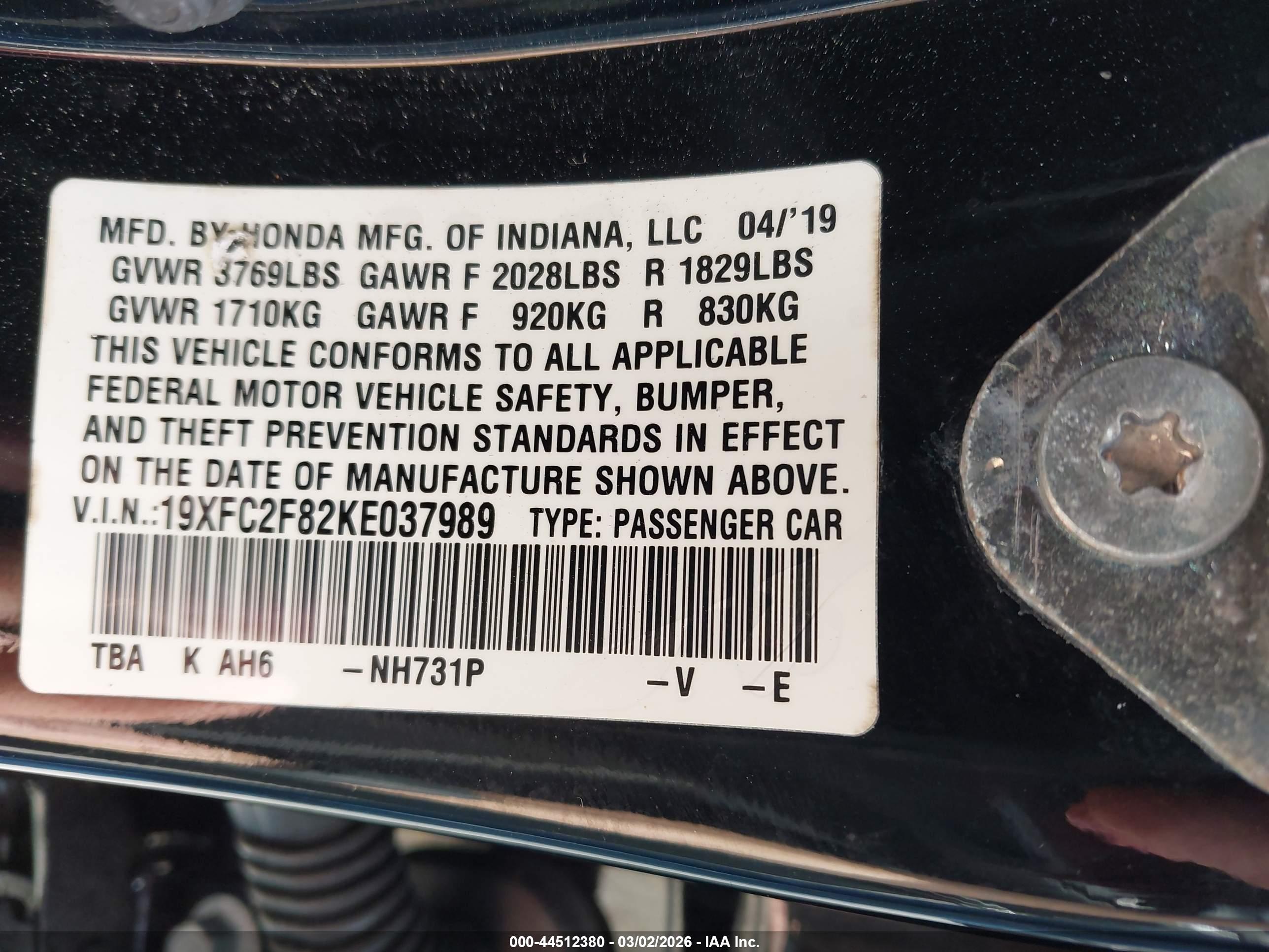 HONDA CIVIC image 9