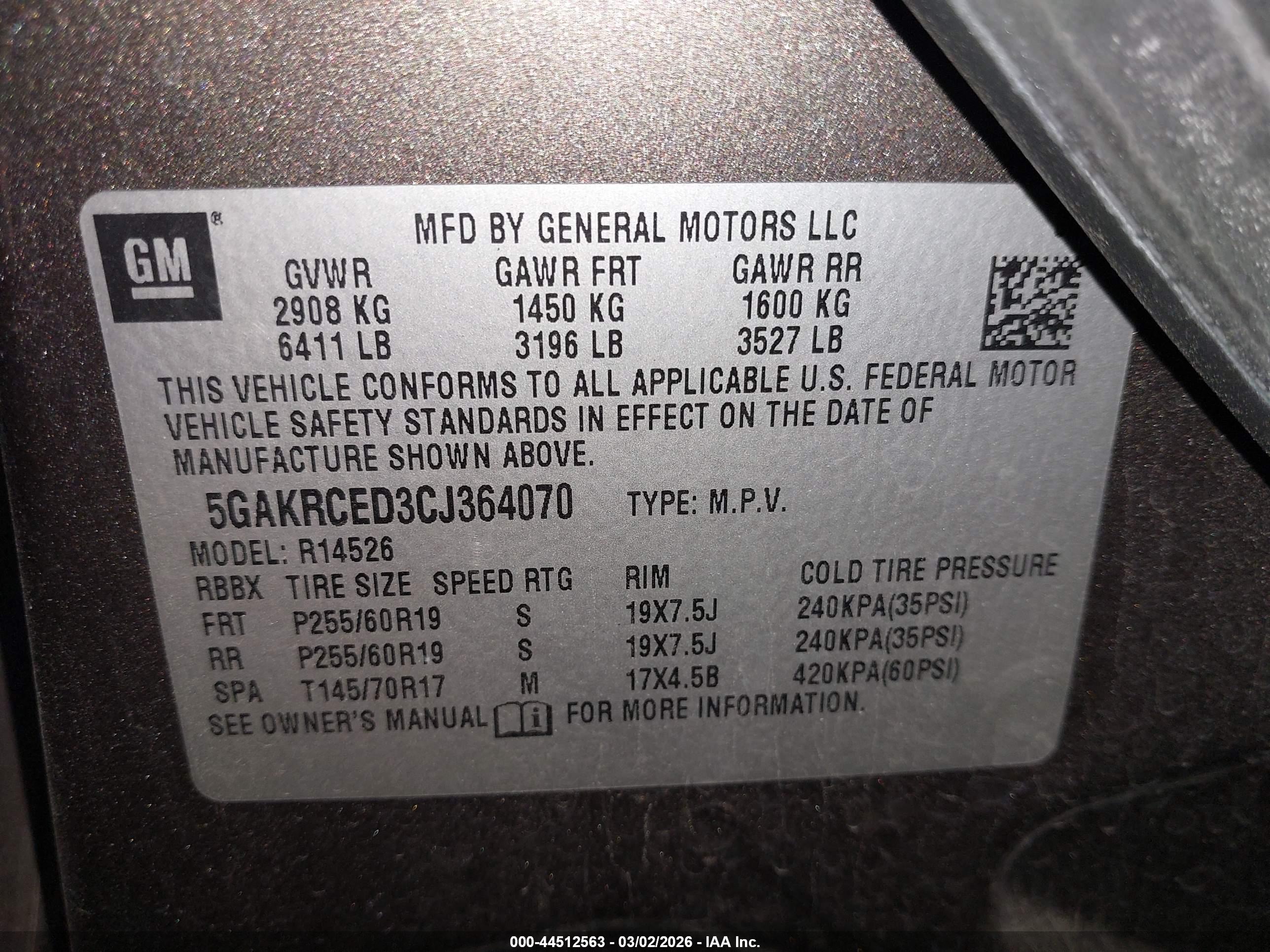 BUICK ENCLAVE image 9