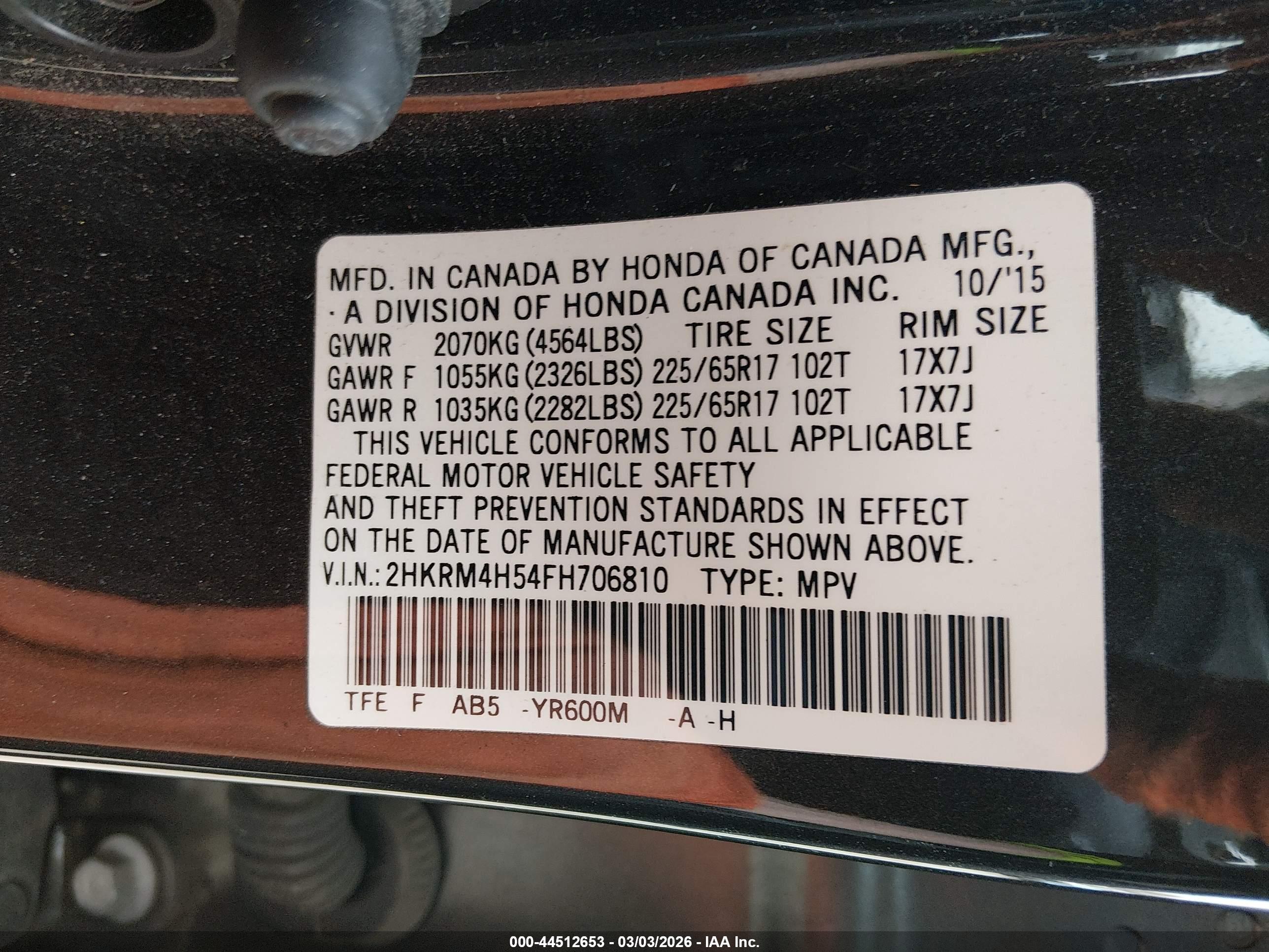 HONDA CR-V image 9