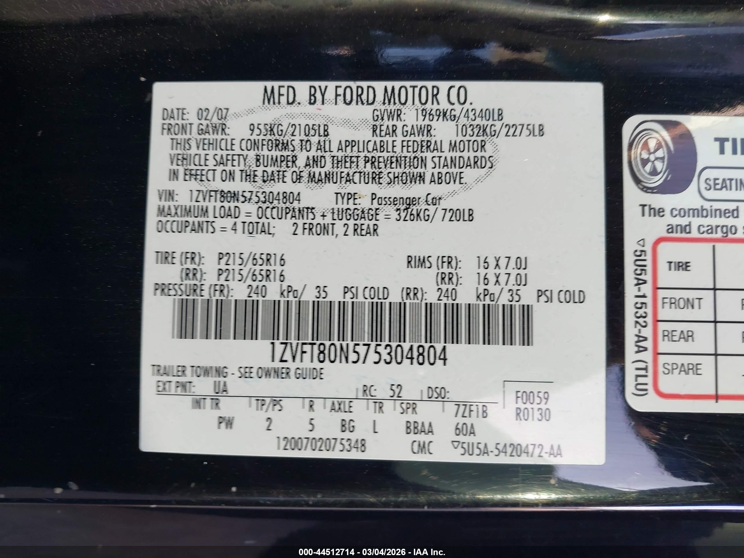FORD MUSTANG image 9